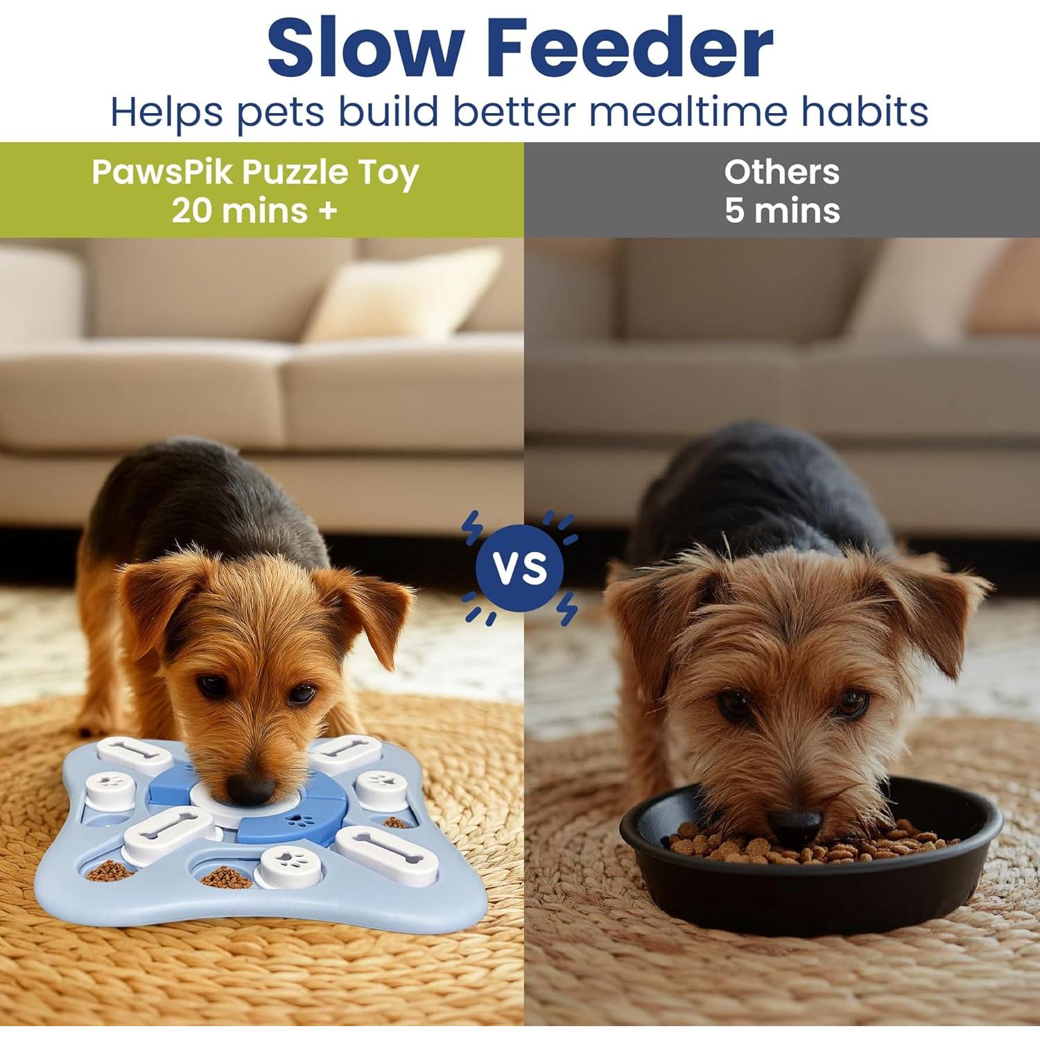 Juguete Interactivo para Perros PawsPik - Alimentador Lento 25.4 cm