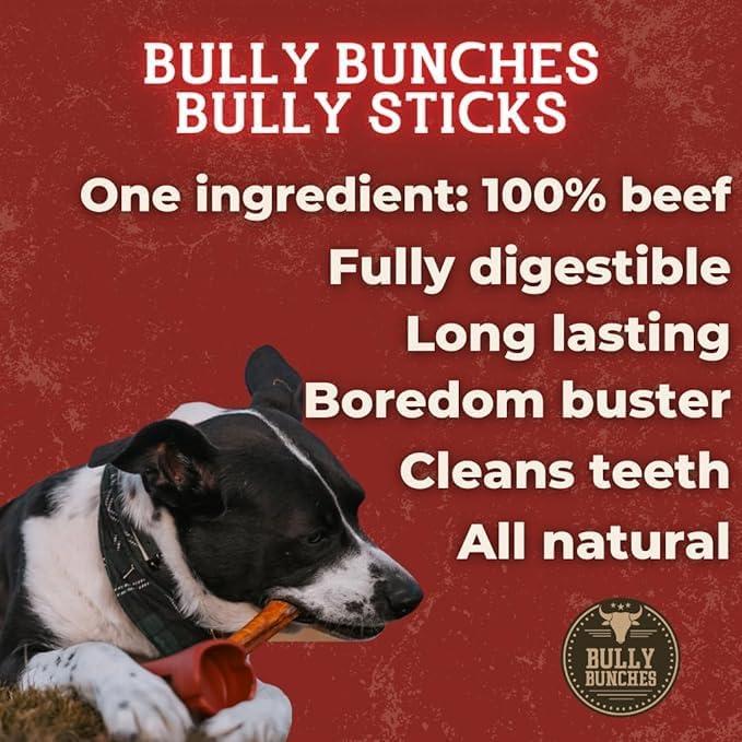 Palos de Bully 15.24 cm Bully Bunches 100% Carne de Res