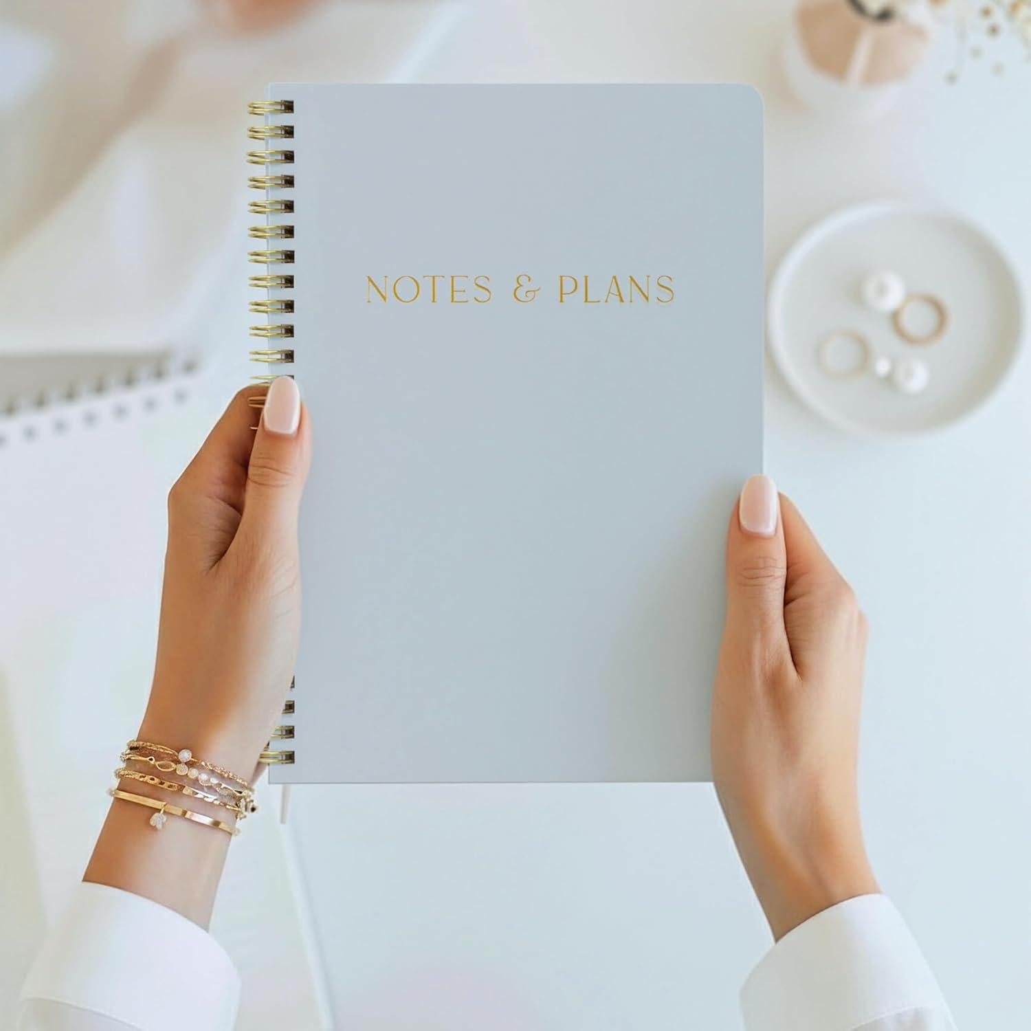 Planificador Diario ZICOTO Azul Polvoriento 160 Páginas