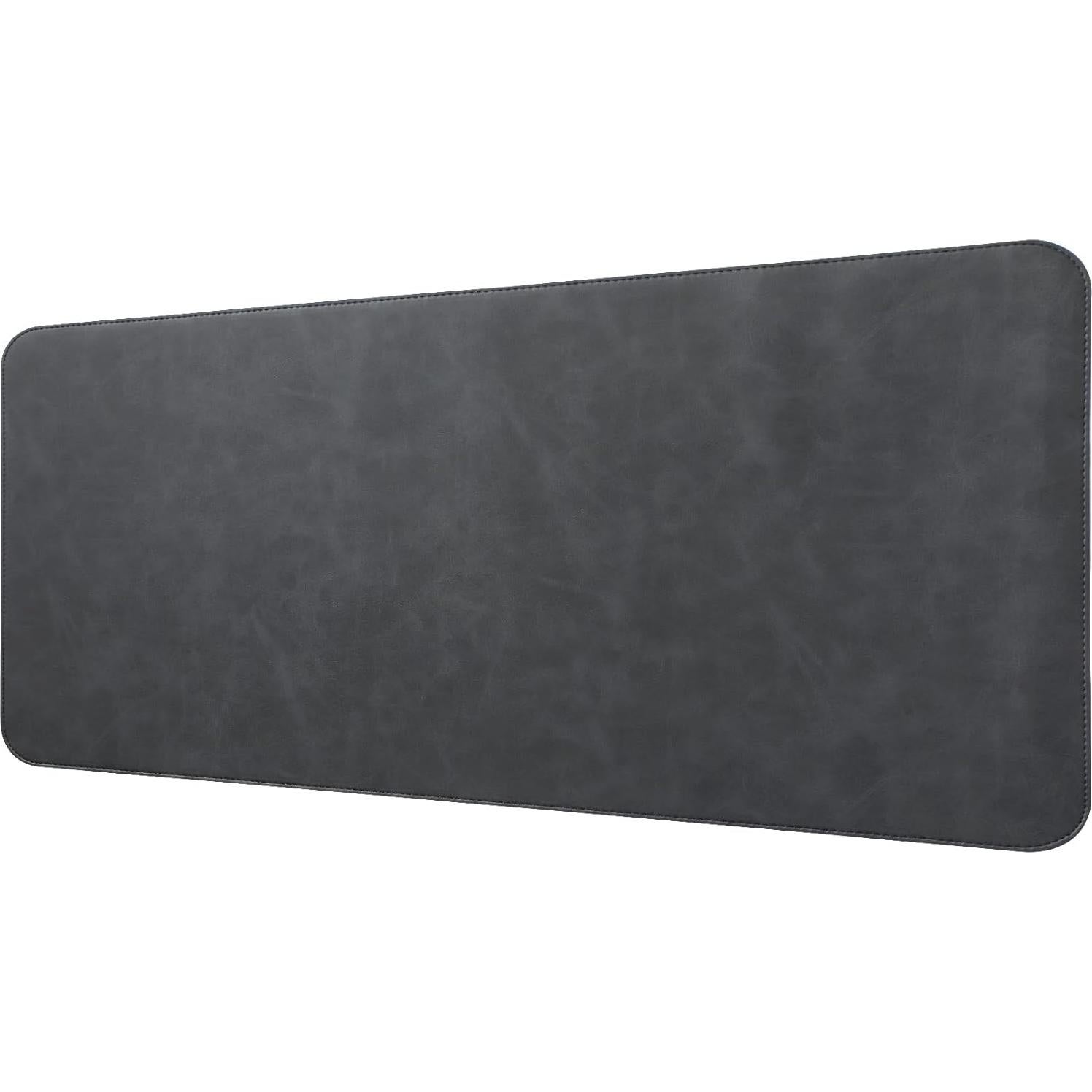 Almohadilla de Escritorio ElecMosWN de Cuero PU Negro 69.85x34.8cm