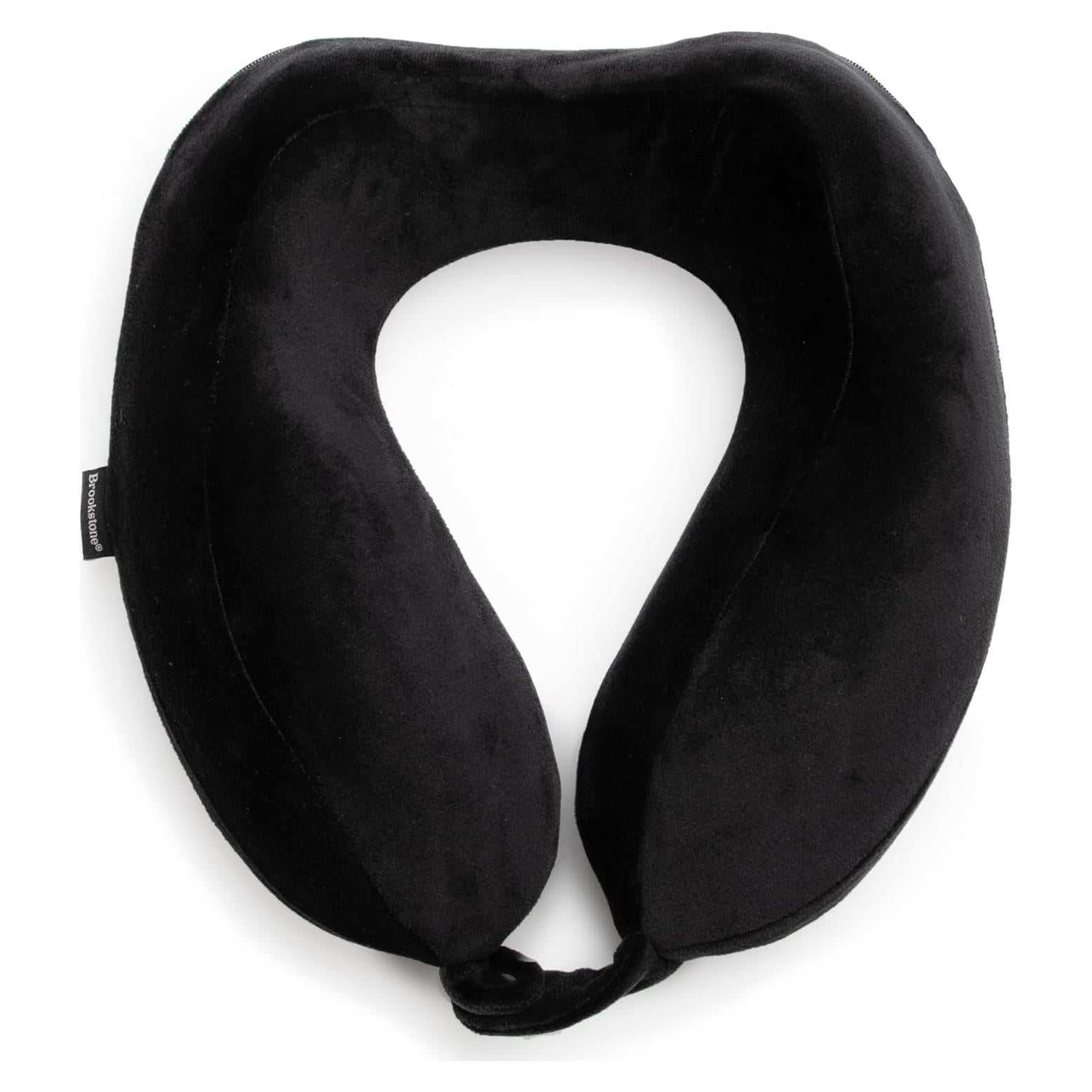 Almohada de Viaje Brookstone CMC MMRY - Espuma Viscoelástica Negra