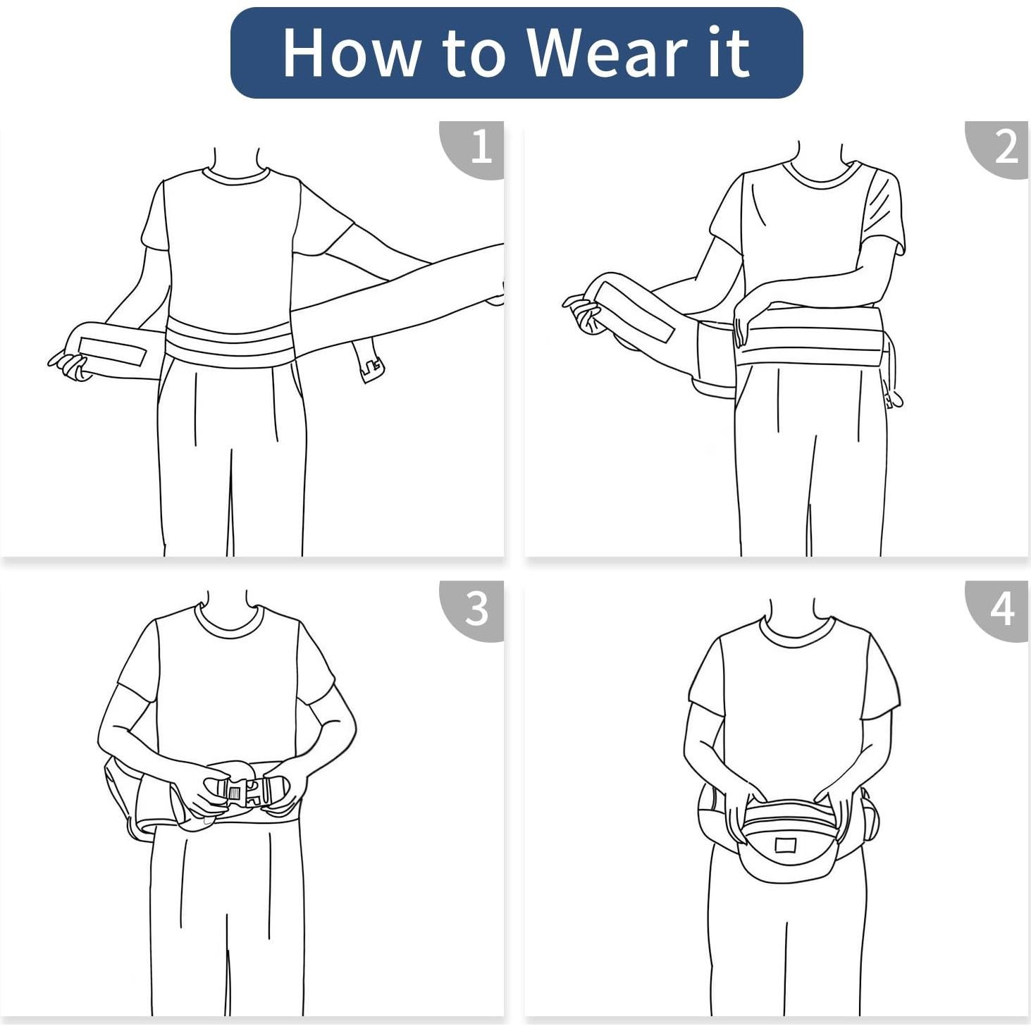 Portabebés ergonómico ajustable negro 3-18 kg para bebés