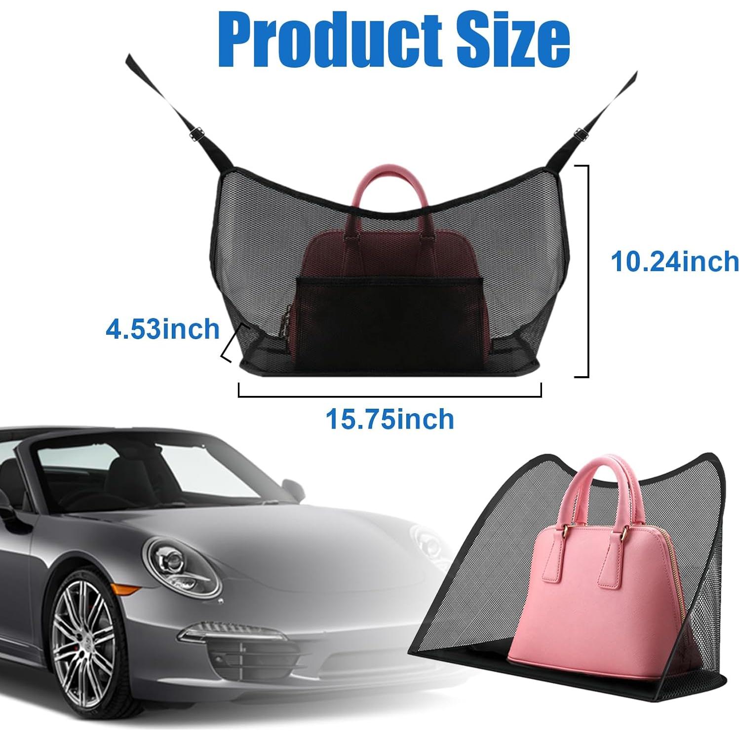 Soporte de bolso de mano Ziciner para automóvil - Negro