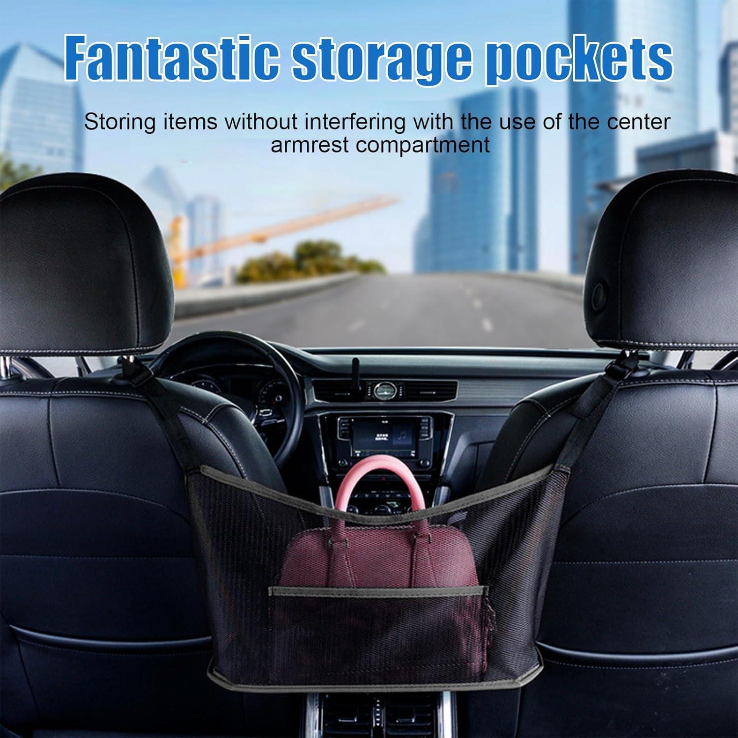 Soporte de bolso de mano Ziciner para automóvil - Negro