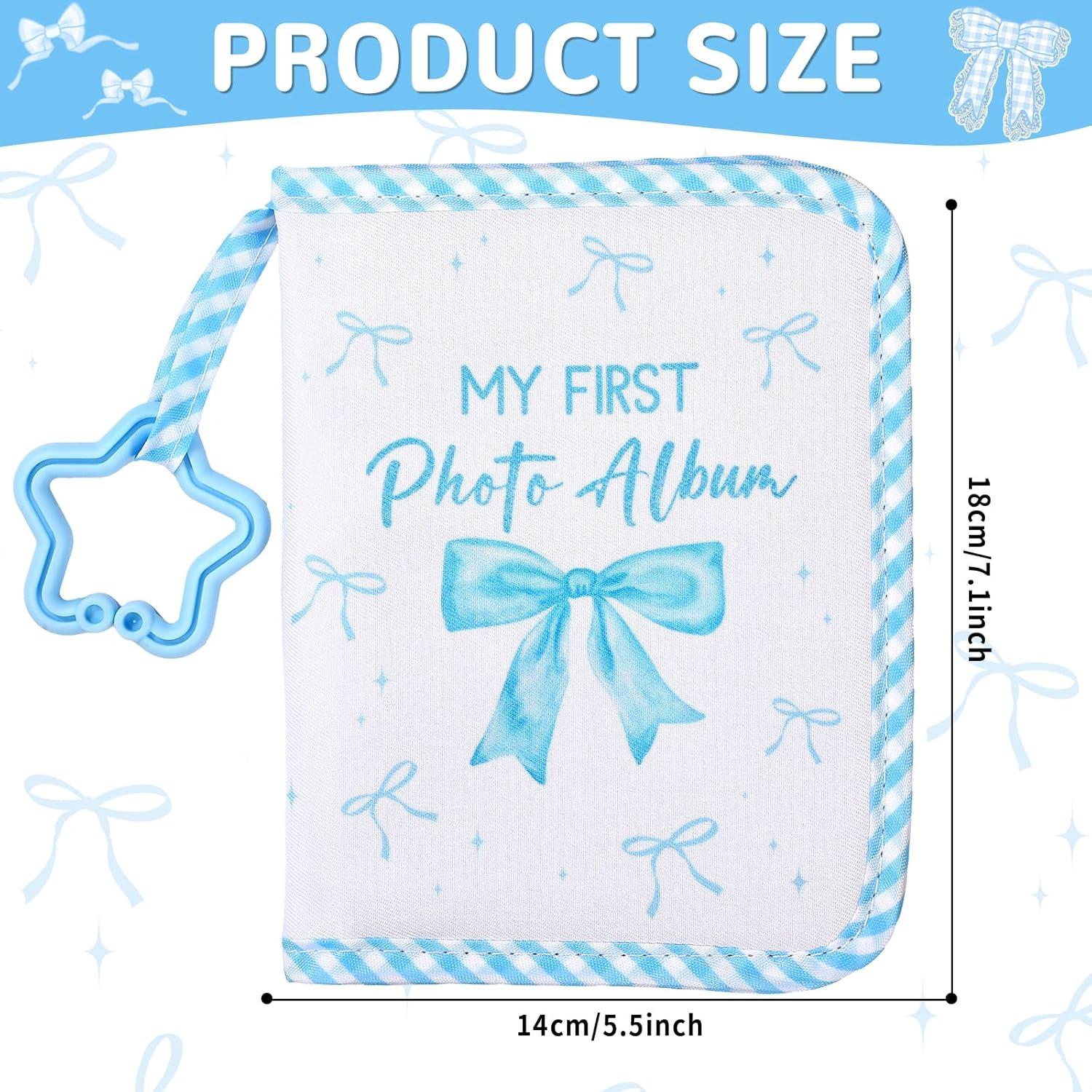 Álbum de Fotos ZOIIWA para Bebés Lazo Azul 18x14cm