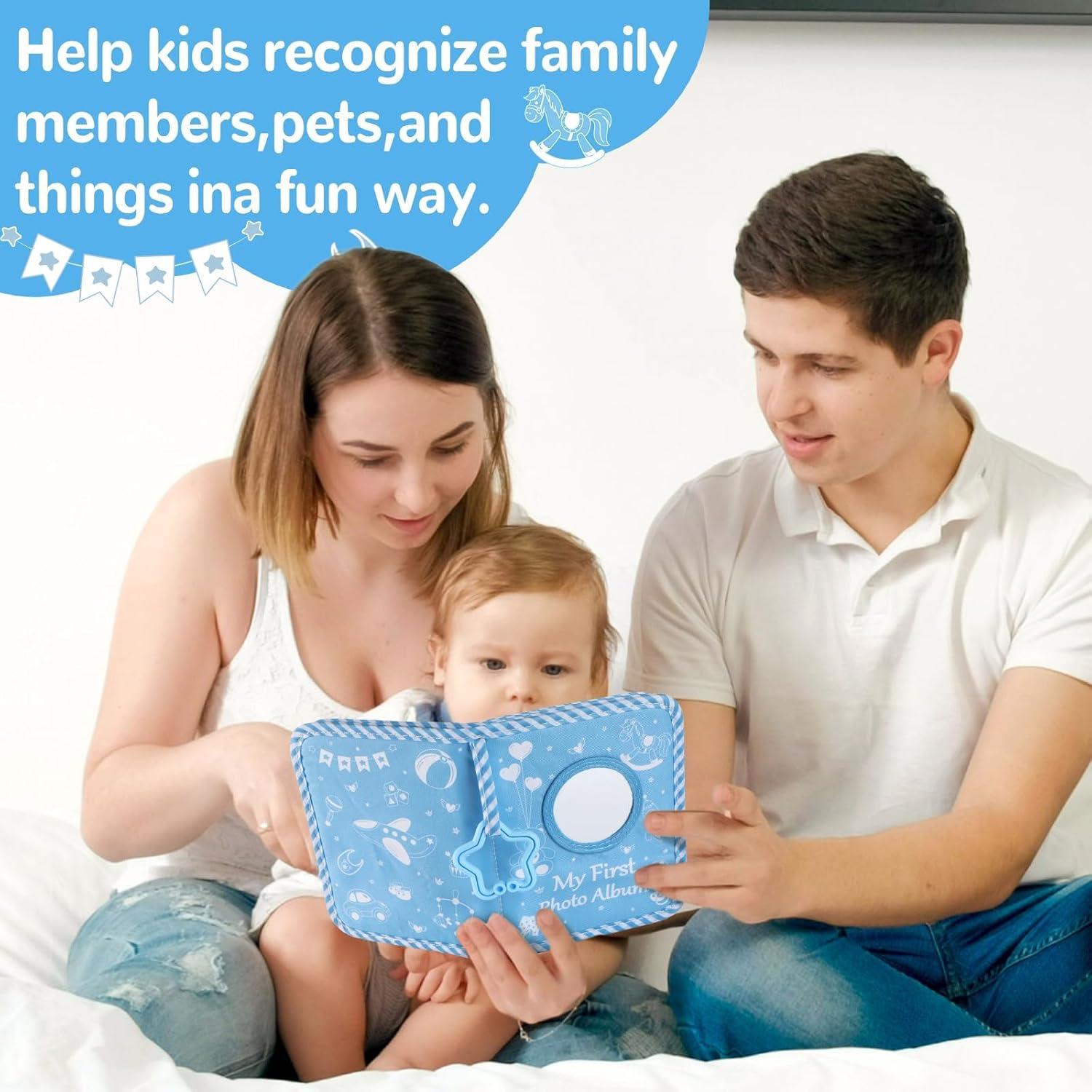 Álbum de Fotos Familiar ZOIIWA Niño Azul 18x14 cm Baby Shower