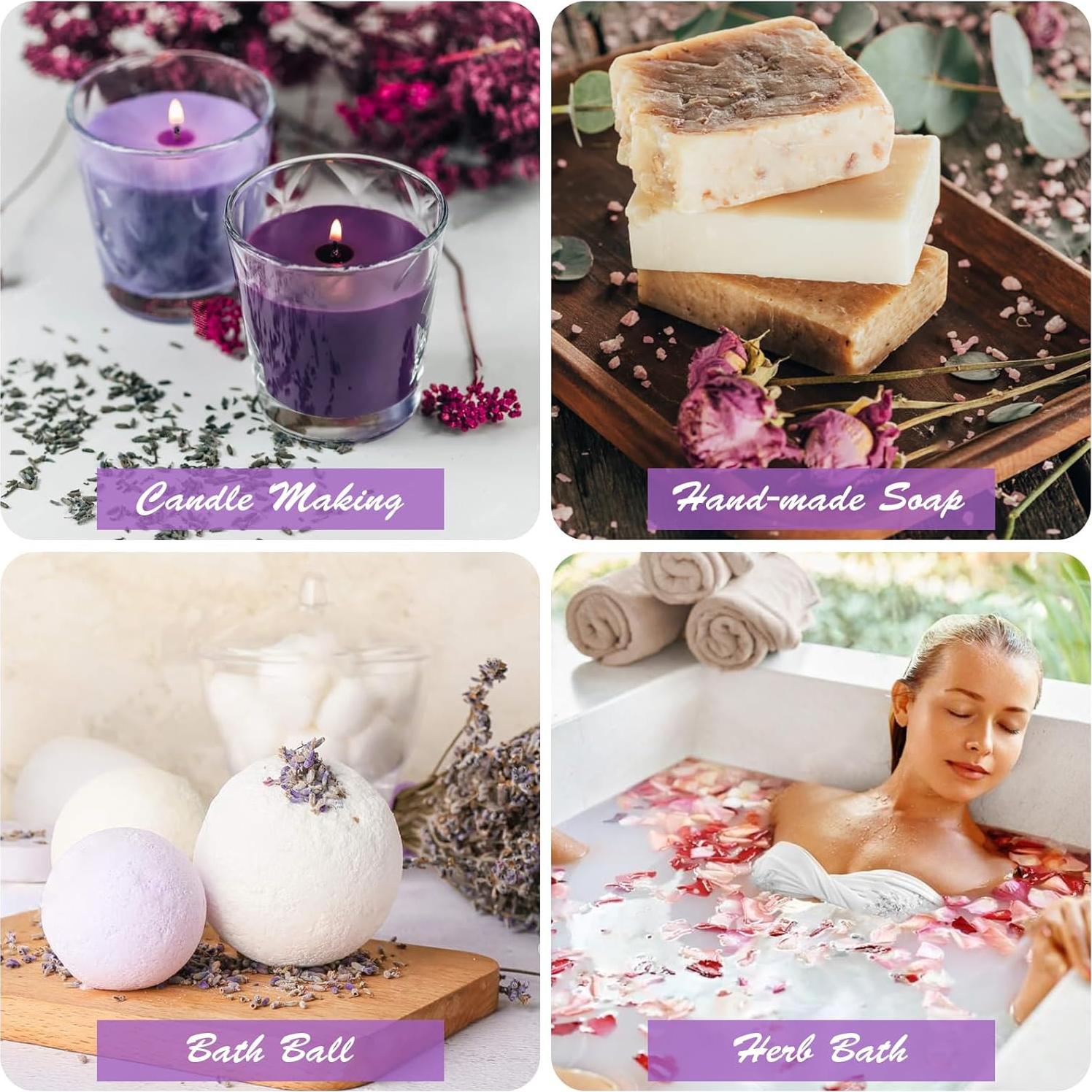 Kit de Flores Secas Naturales DreamdaMoonnly - 9 Bolsas 10g