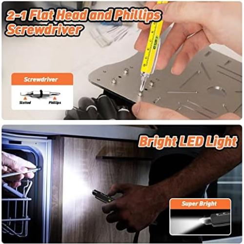 Set de Bolígrafos Multiherramienta 9 en 1 KEZKALS - Regalos Prácticos