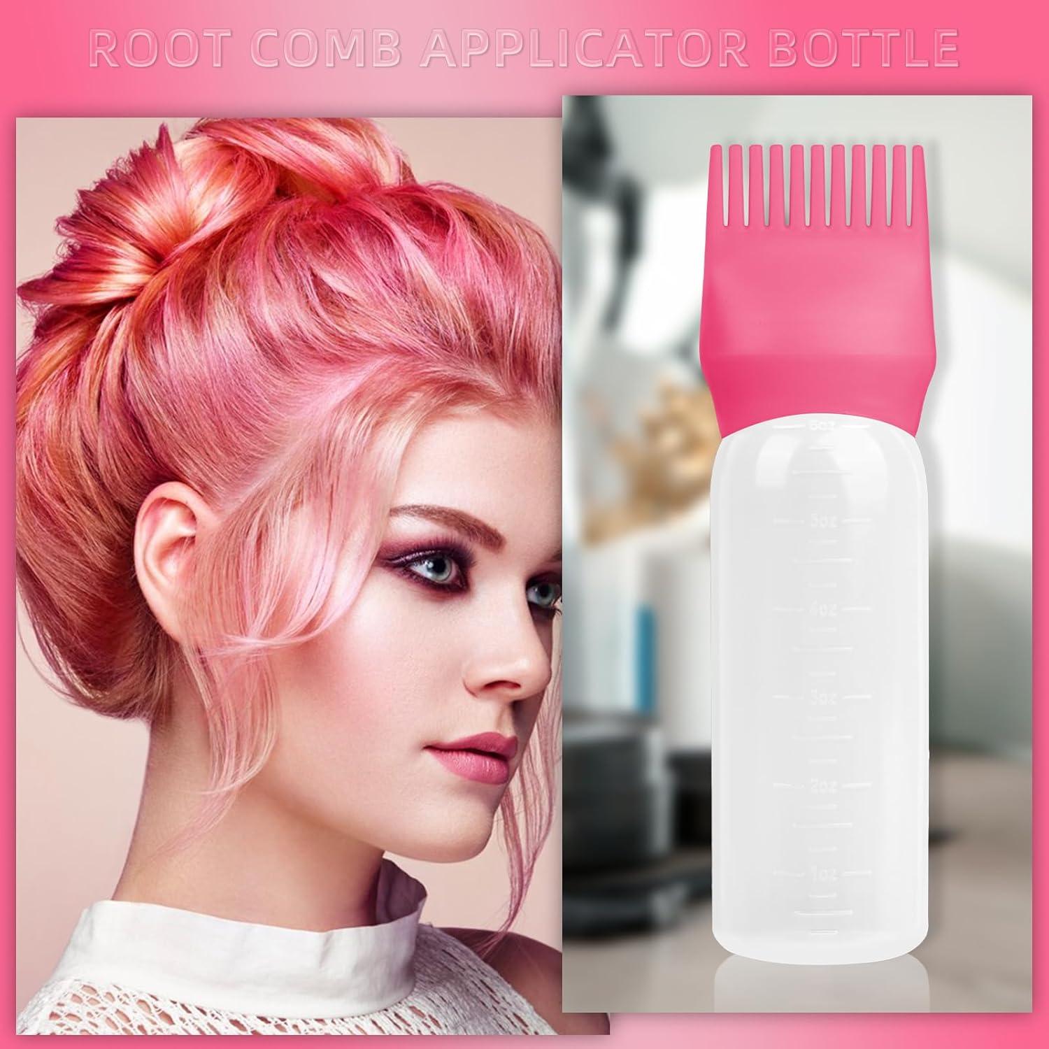 Botella Aplicadora de Raíz BLAAROOM 2 Piezas 6 Onzas Rosa