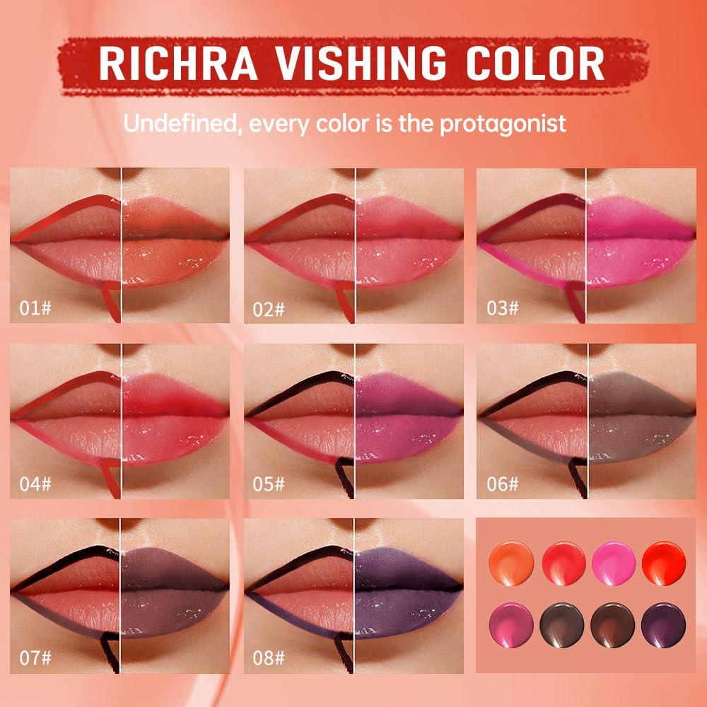 Set 2 Piezas Tinte Labial Peel Off + Aceite Labial Hxssll