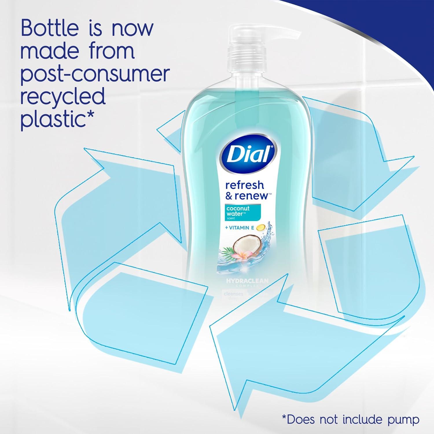 Jabón Corporal Dial 946 ml Agua de Coco Hidratante