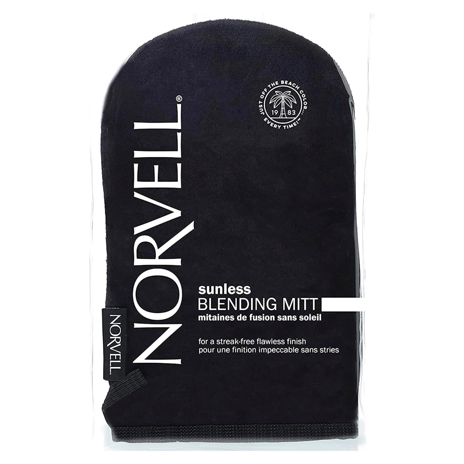 Norvell Streak Free Self Tanner Applicator Mitt – Washable Tanning Blending Mitt for Smooth, Even Sunless Tan Application, Prevents Stains, Reusable for Lotion, Mousse & Spray
