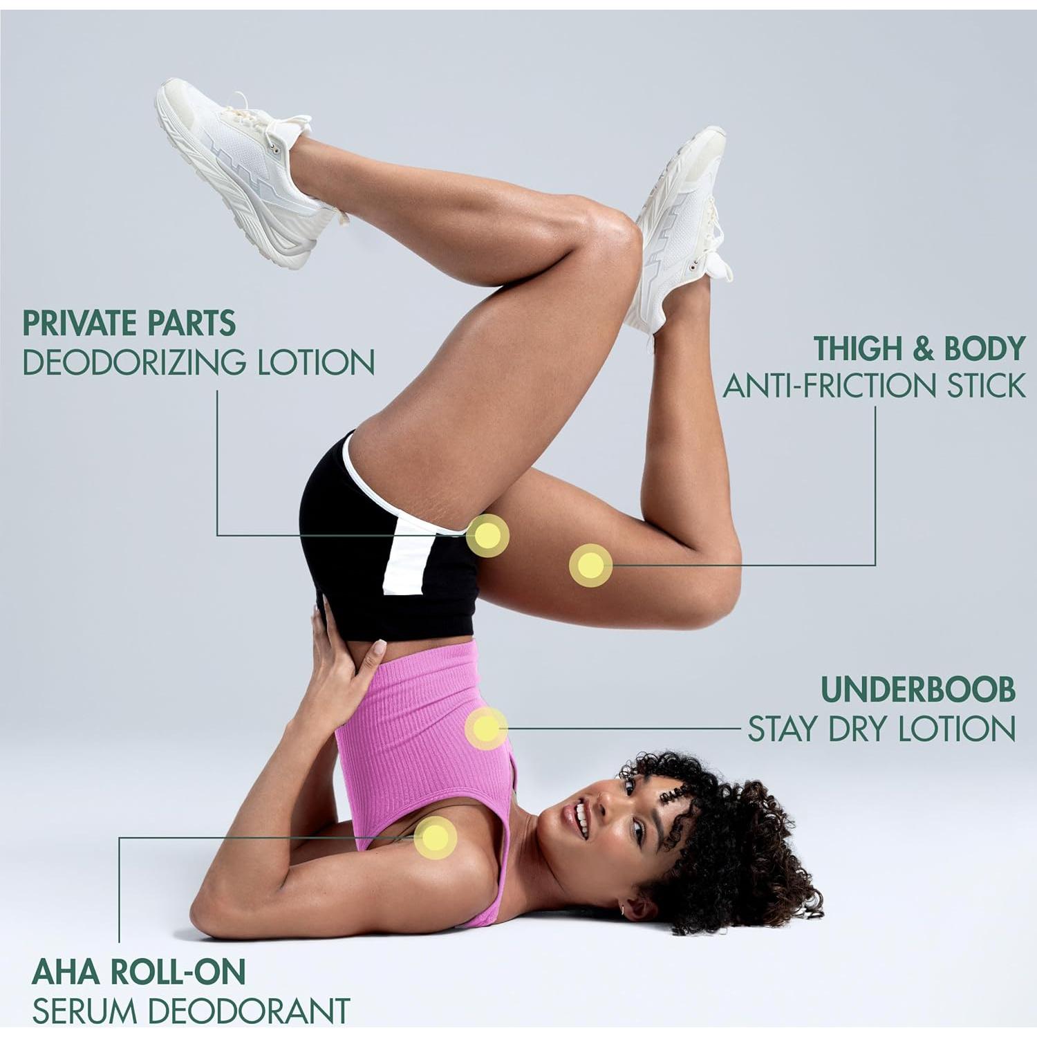 Paquete Total Cuidado Personal Ban: 4 Productos Antitranspirantes