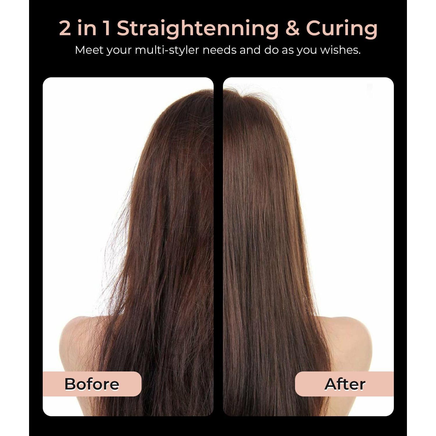 Plancha de Pelo PRITECH Titanio 1" Temperatura Ajustable 143-232°C