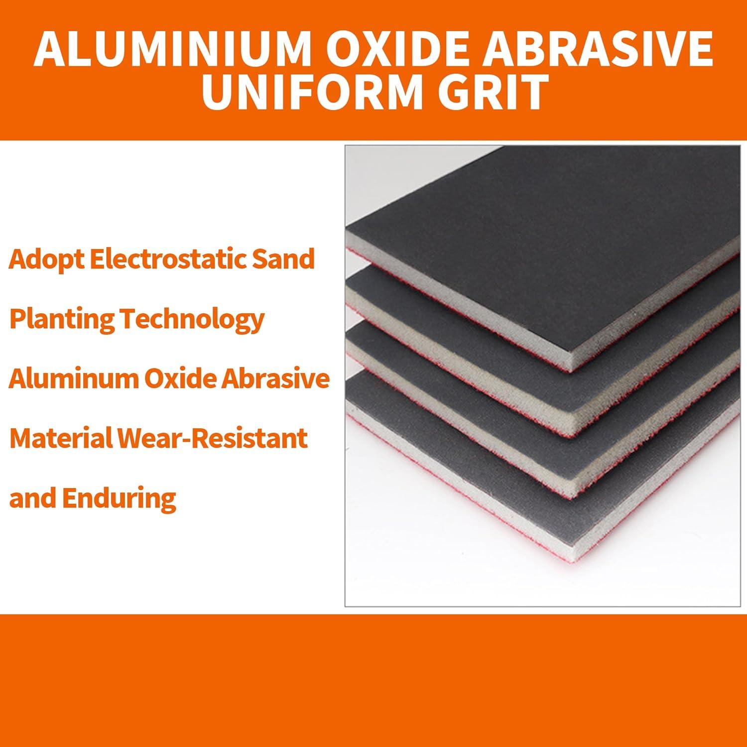 28 Esponjas de Lijado VRKET 180-3000 Grit para Madera y Metal