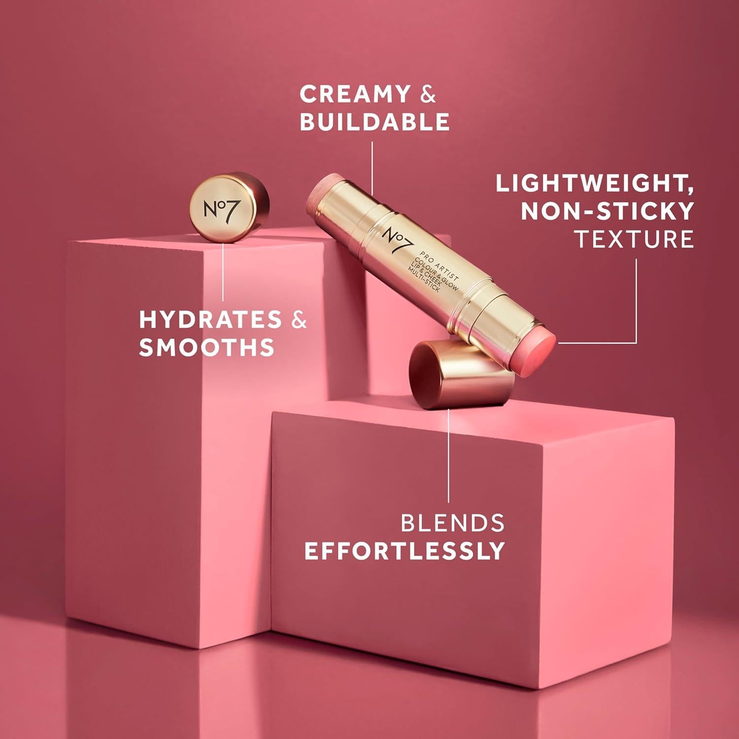 Stick Bronceador y Iluminador No7 - Doble Extremo 10g