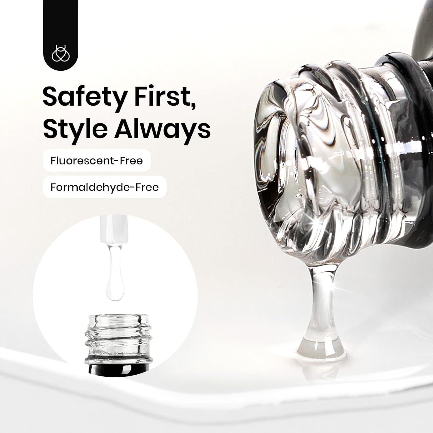 Top Coat de Gel Beetles 15ml Brillante y Duradero para Uñas