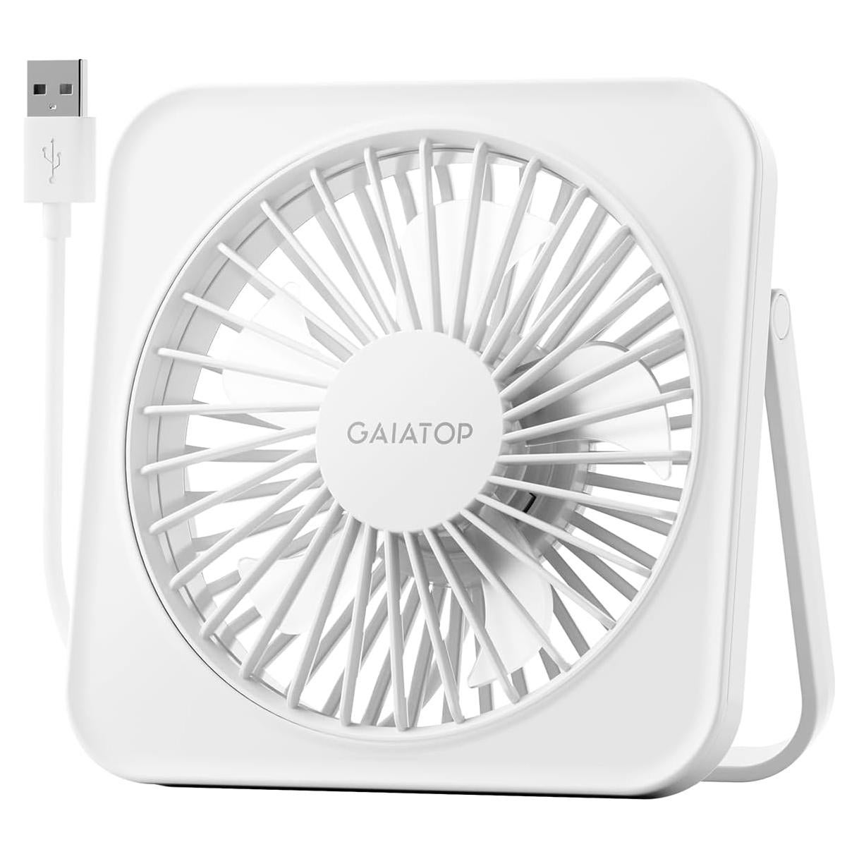 Ventilador de Escritorio Gaiatop DF-01 USB 3 Velocidades 180°