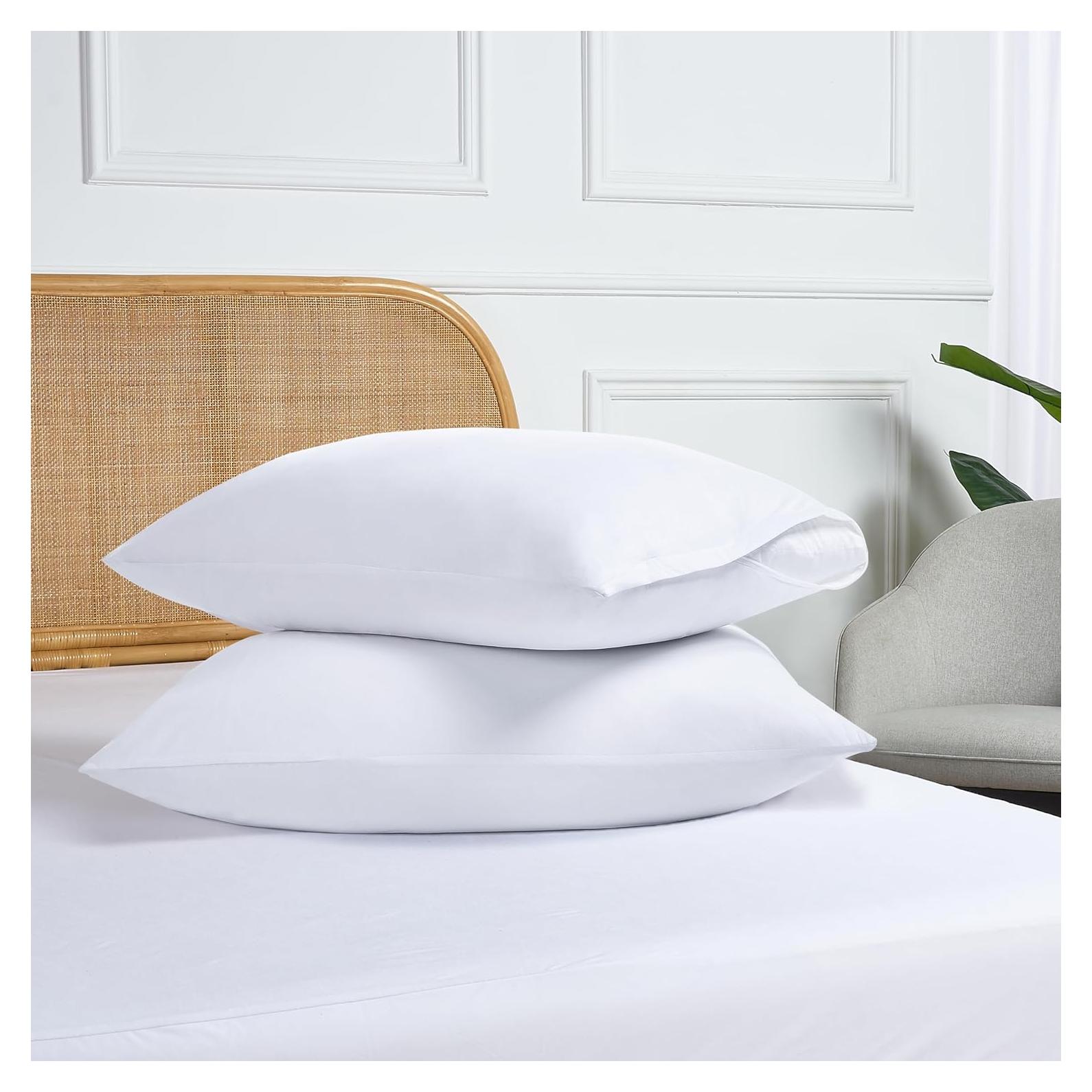 Fundas de Almohada Tencel ProtectMySleep - Paquete de 2, Hipoalergénicas