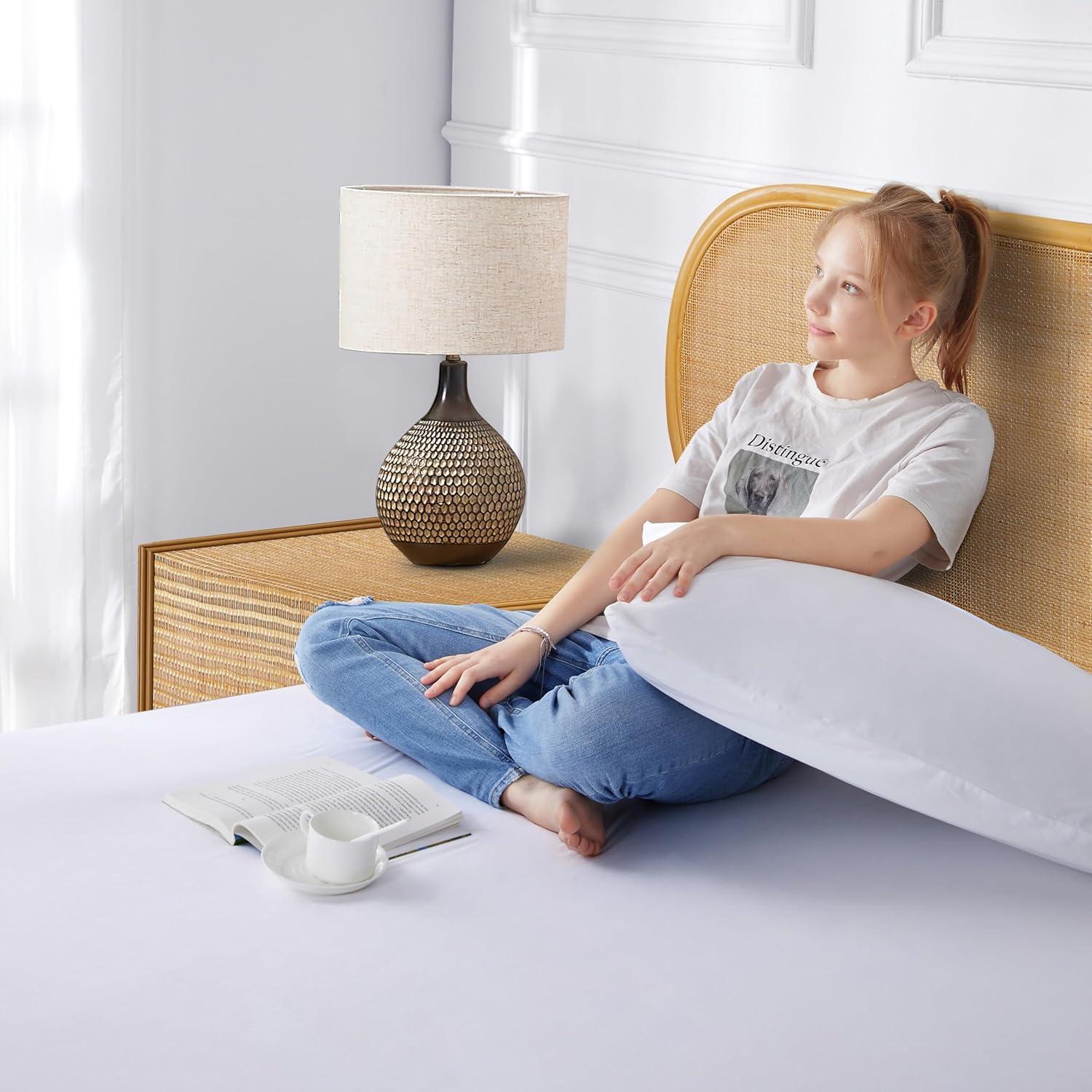 Fundas de Almohada Tencel ProtectMySleep - Paquete de 2, Hipoalergénicas