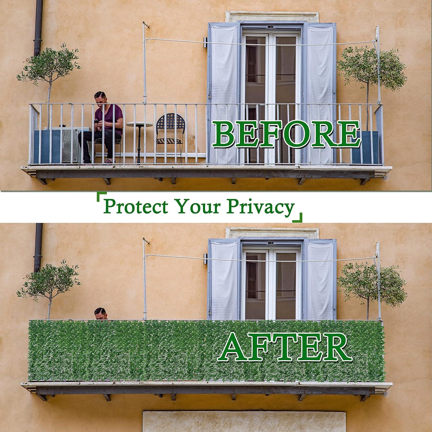 Cerca de Privacidad Hiedra Artificial Bybeton 101,6x203,2 cm