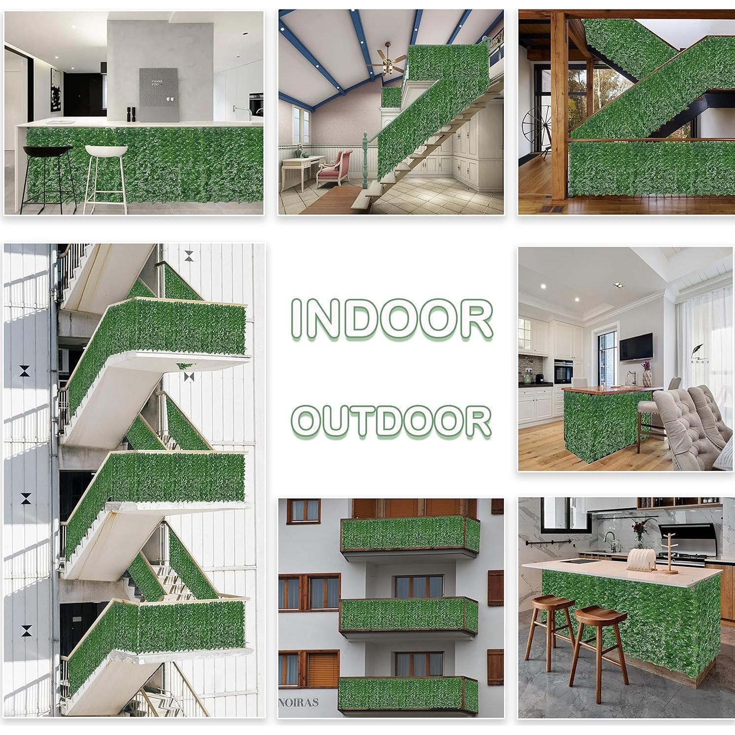 Cerca de Privacidad Hiedra Artificial Bybeton 101,6x203,2 cm