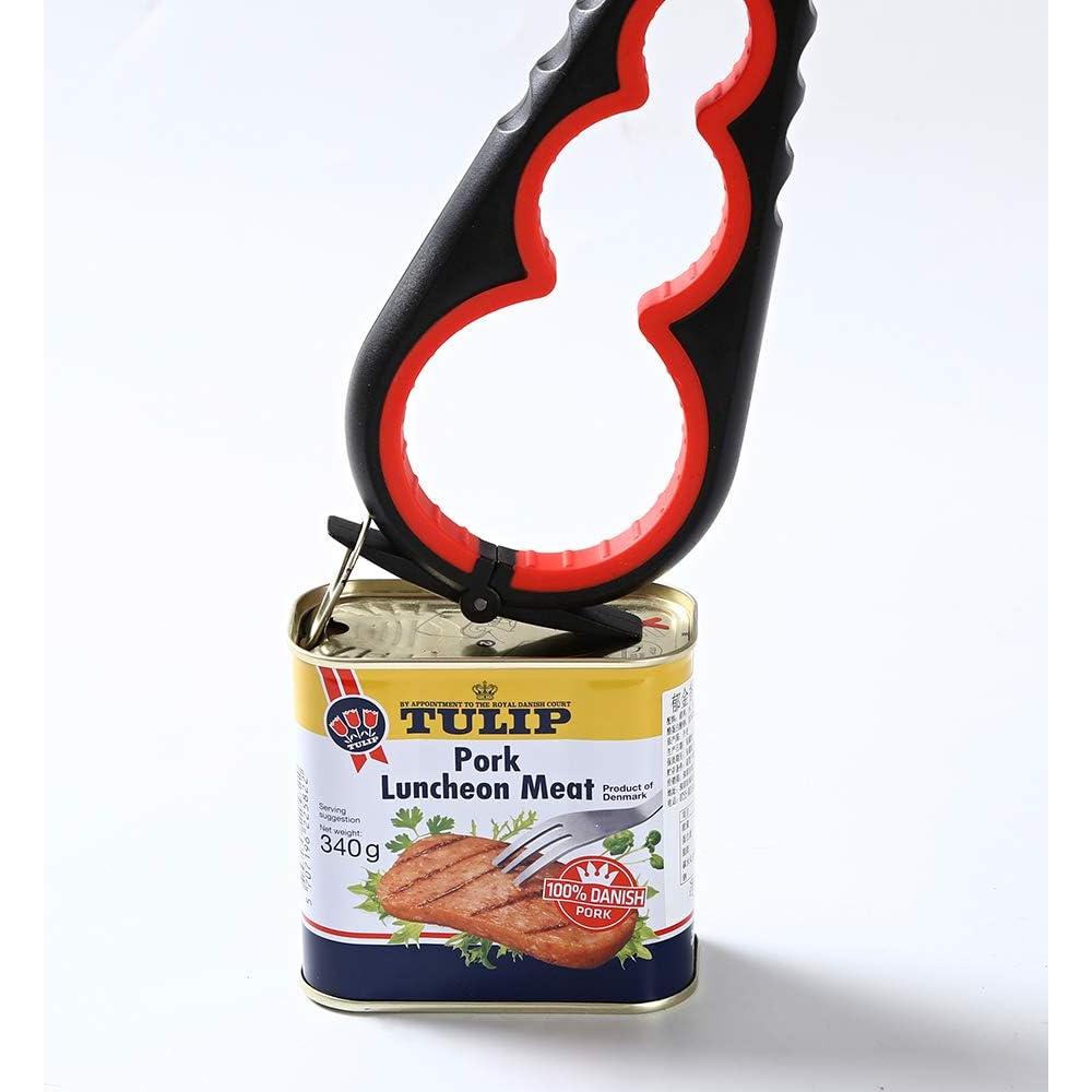 Abre frascos ergonómico Otstar para personas con artritis - Negro y Rojo