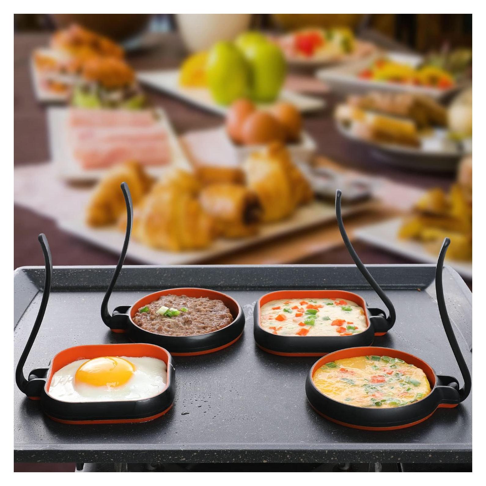 Anillos de Silicona para Huevos GOYLSER - 4 Piezas 8.89 cm