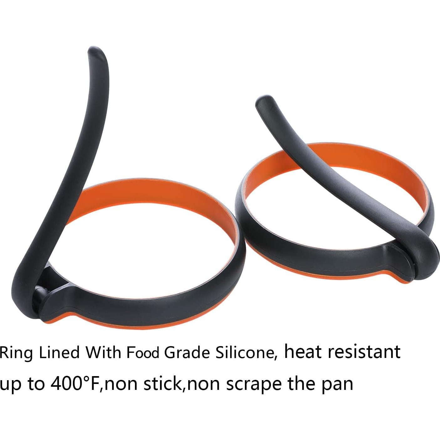 Anillos de Silicona para Huevos GOYLSER - 4 Piezas 8.89 cm