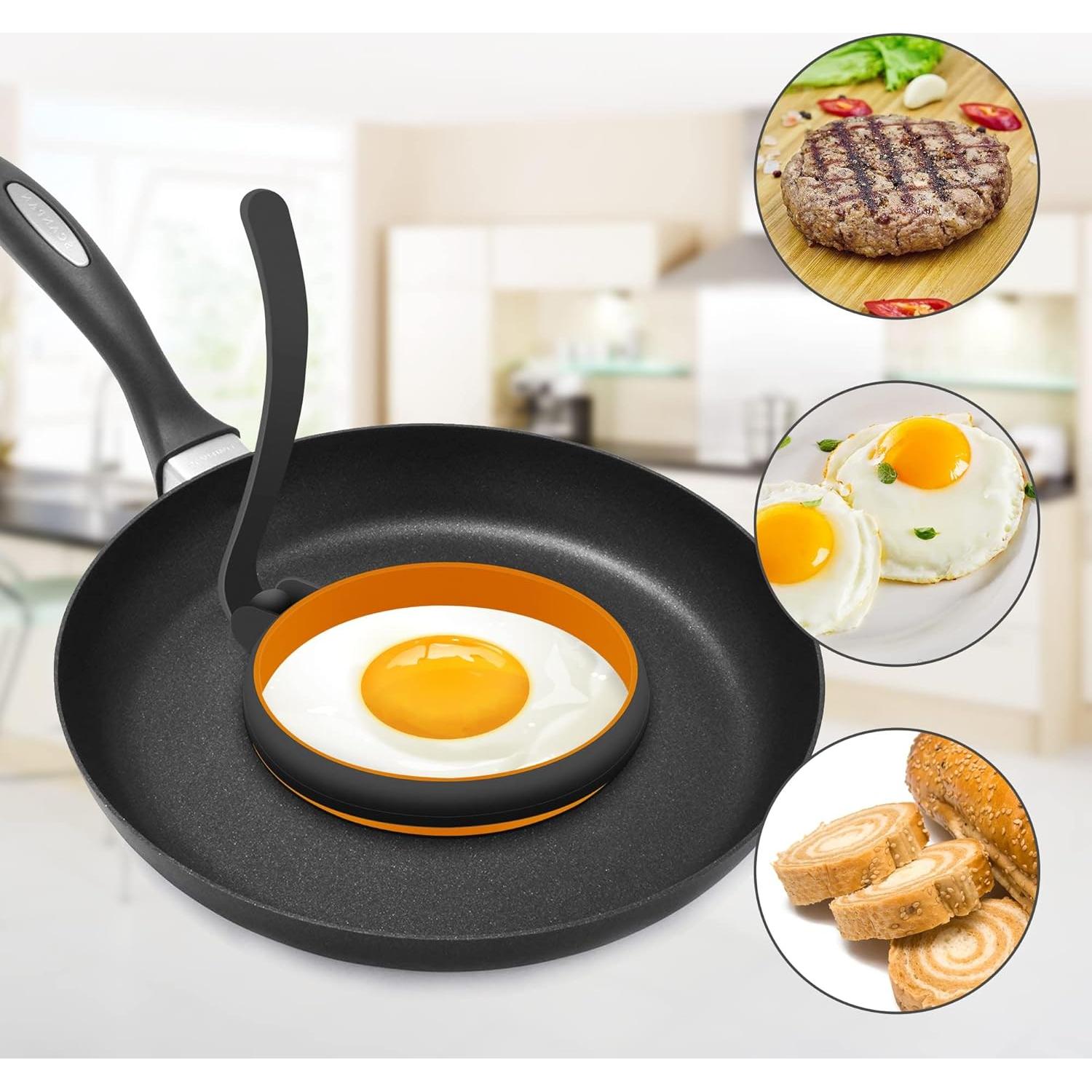 Anillos de Silicona para Huevos GOYLSER - 4 Piezas 8.89 cm