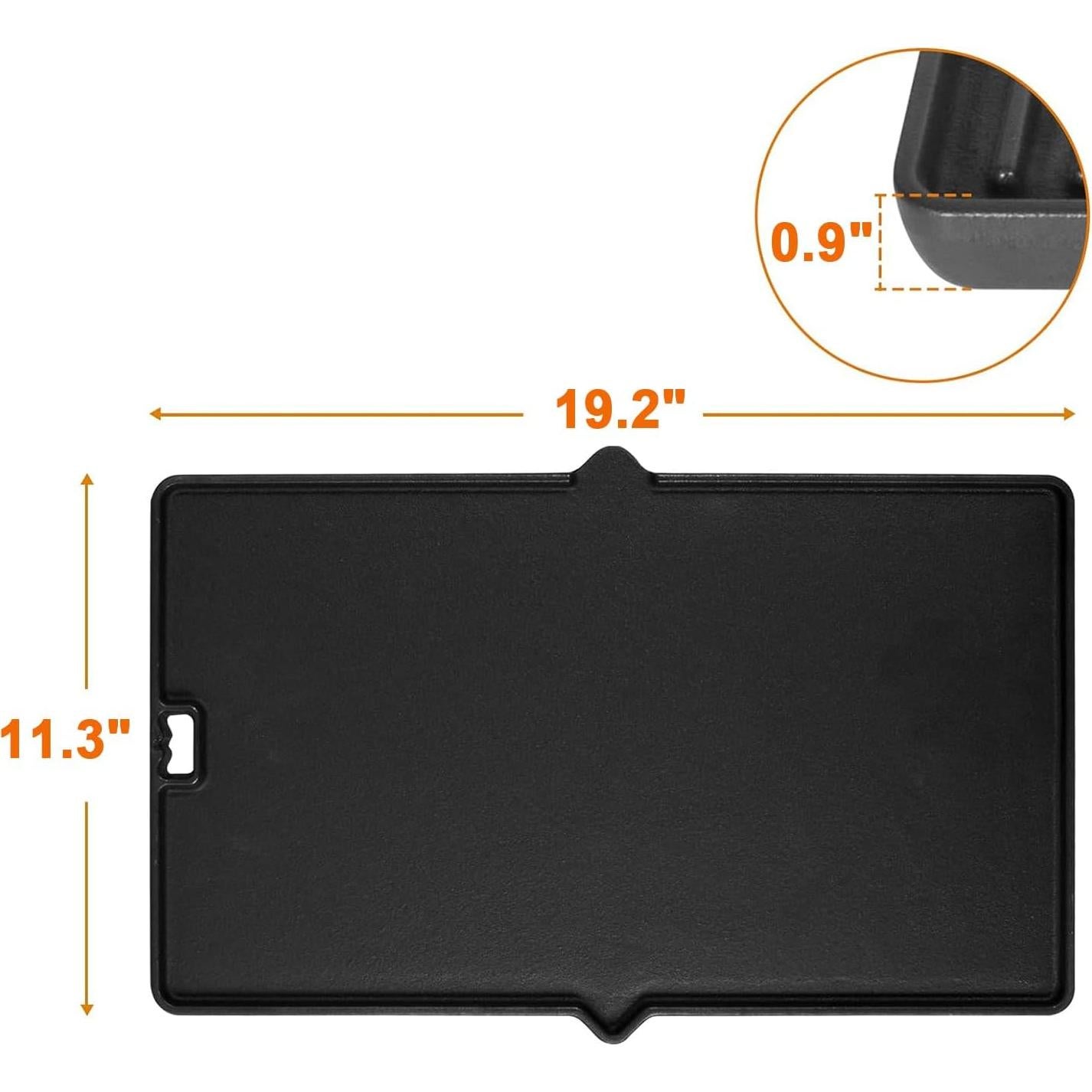 Placa de Hierro Fundido Reversible PETKAO 7404 para Parrilla Weber