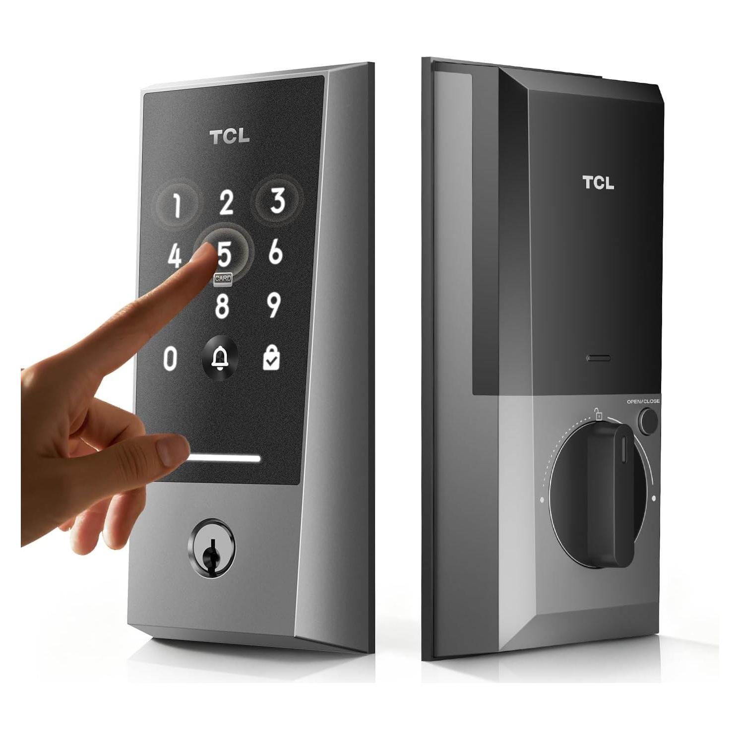 Cerradura Inteligente TCL D2 con Timbre y WiFi, Control Remoto