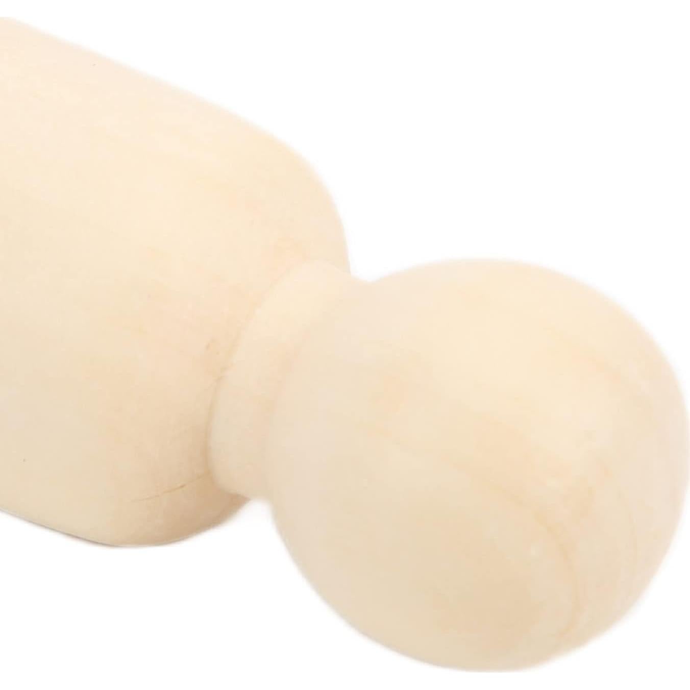 Set de 10 Muñecos de Madera sin Terminar Pssopp para Manualidades