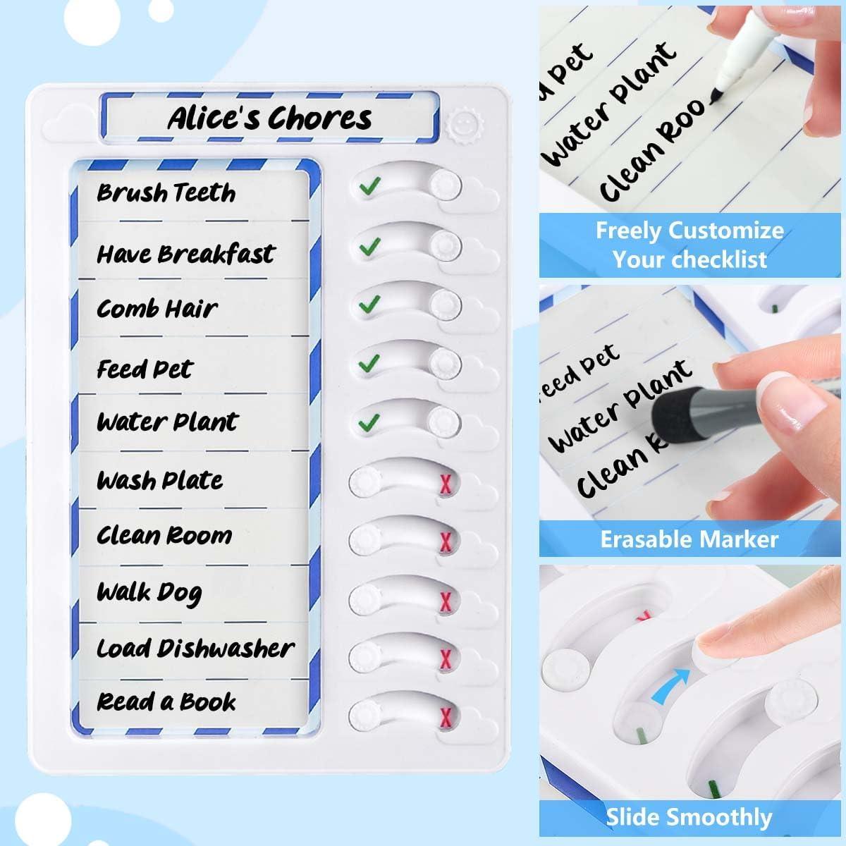 Tabla de Tareas Borrable CUALFEC 22.3x15.2cm 2 Piezas