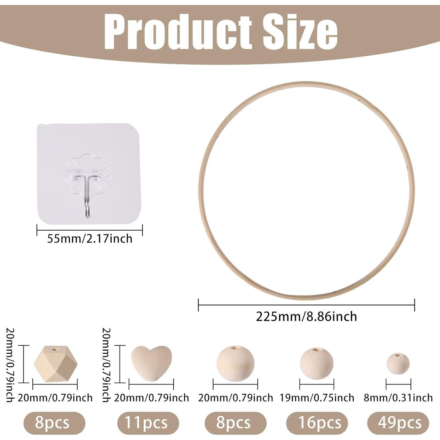 Kit DIY Marco de Madera Corazón Beinkmake 24 cm