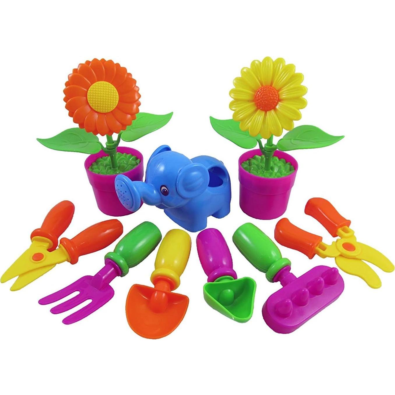 Conjunto de Jardinería PowerTRC para Niños - 9 Piezas