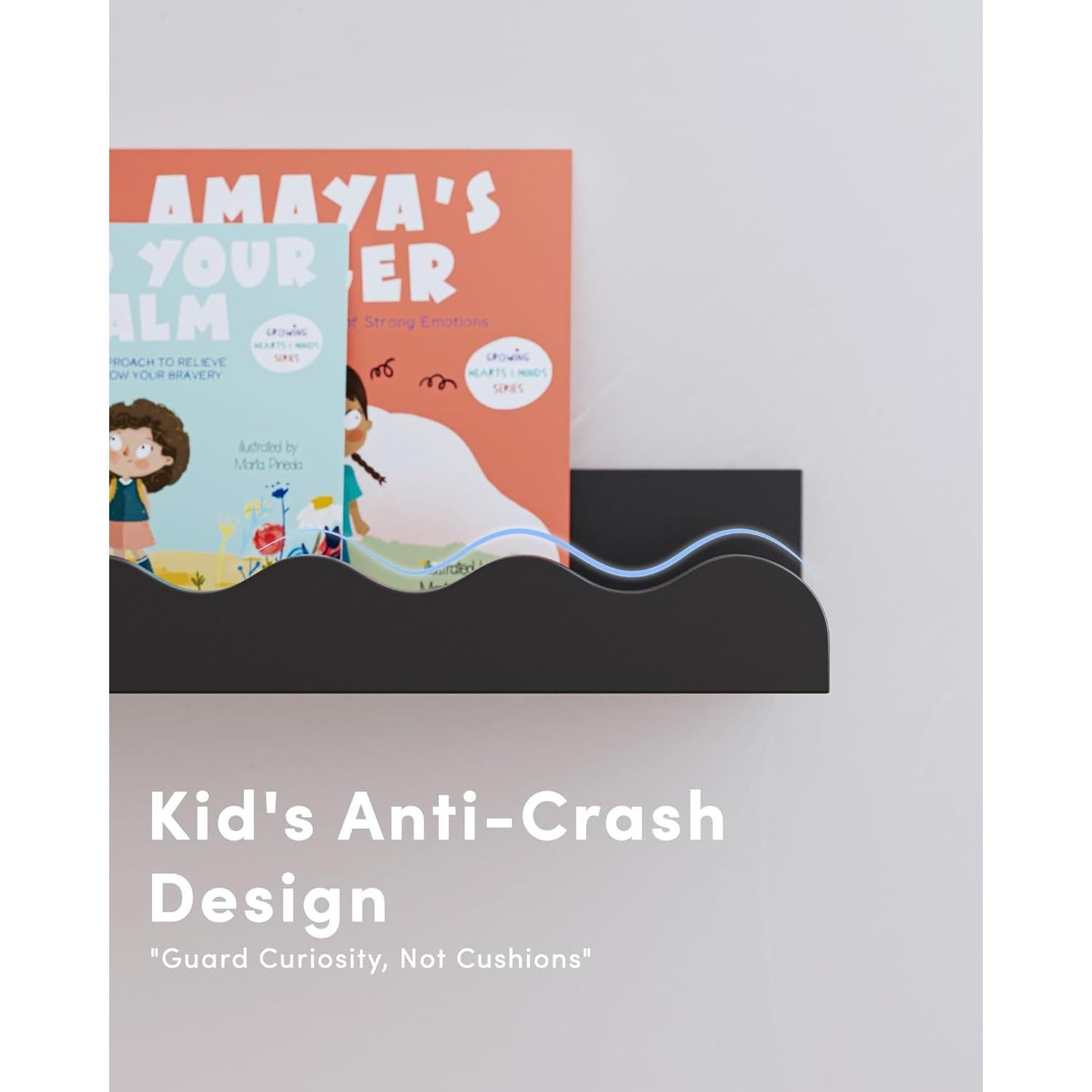 Estantes de Madera Seocry XKJ0001 para Guardería 4 Unidades Negro