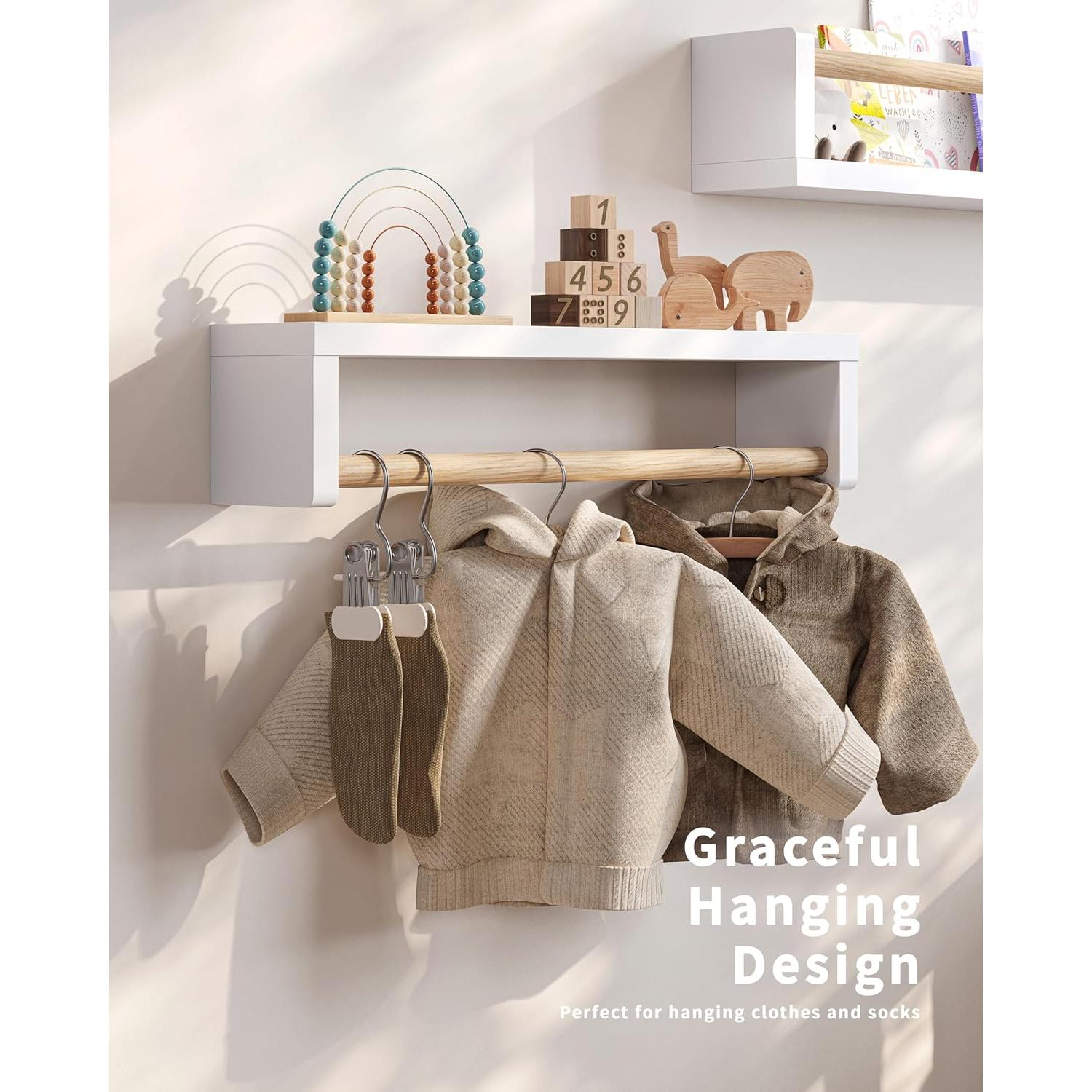 Estanterías de Libros de Pared Seocry NSYM - Paquete de 4