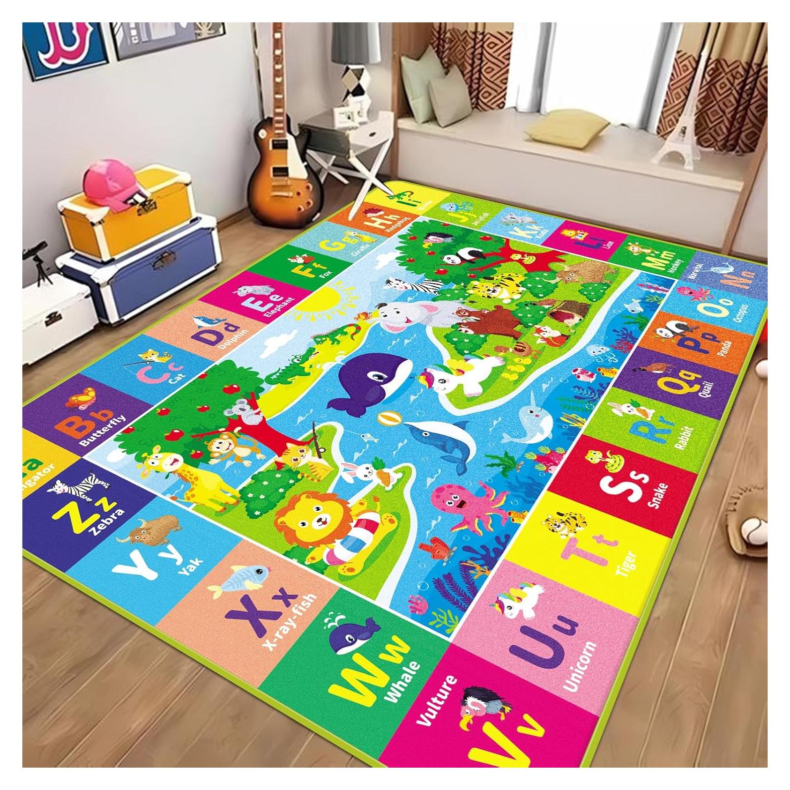 Alfombra de Juego Plegable AKASISRUG 200x150 cm Animales