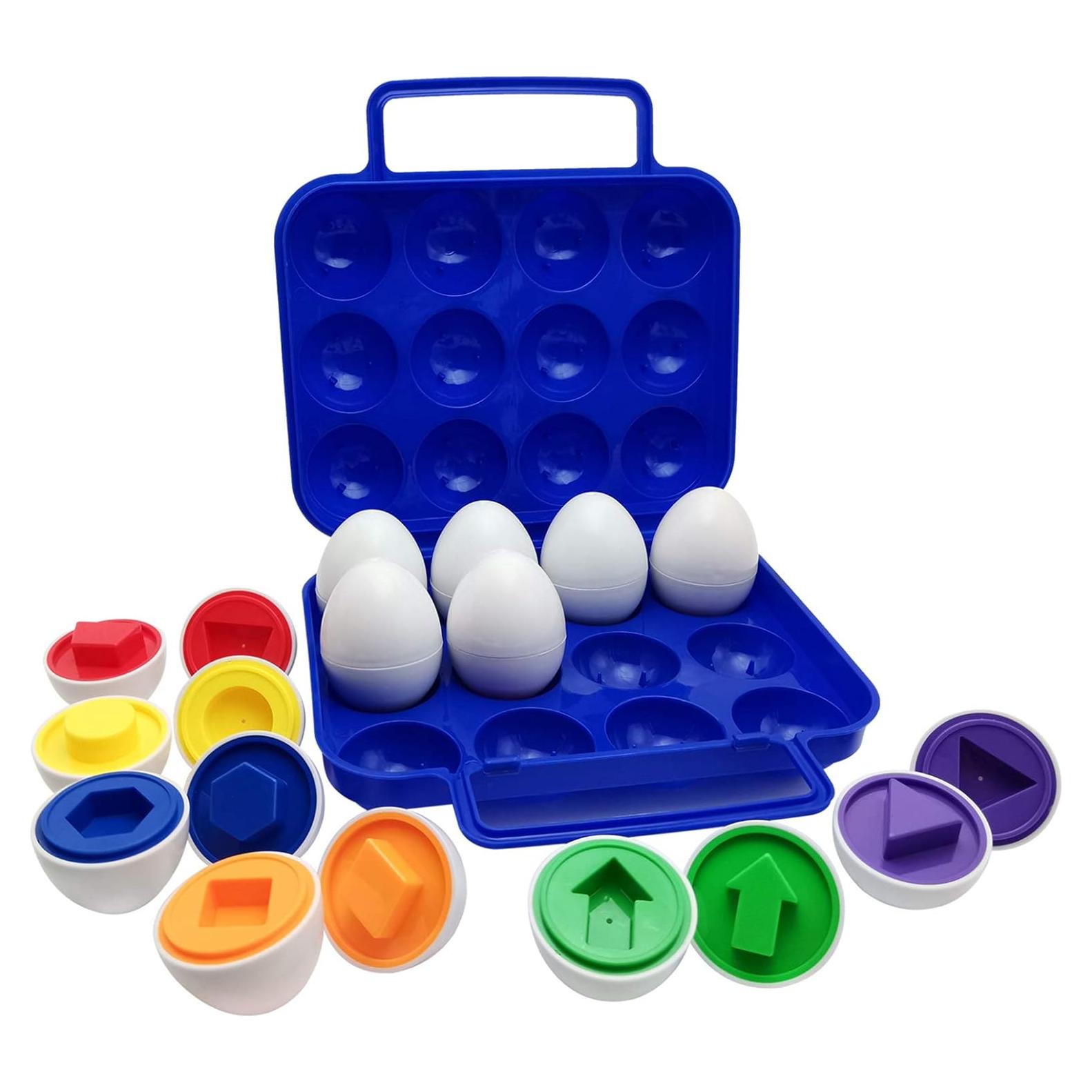 Set de Huevos de Clasificación Beakabao 12 Piezas Montessori