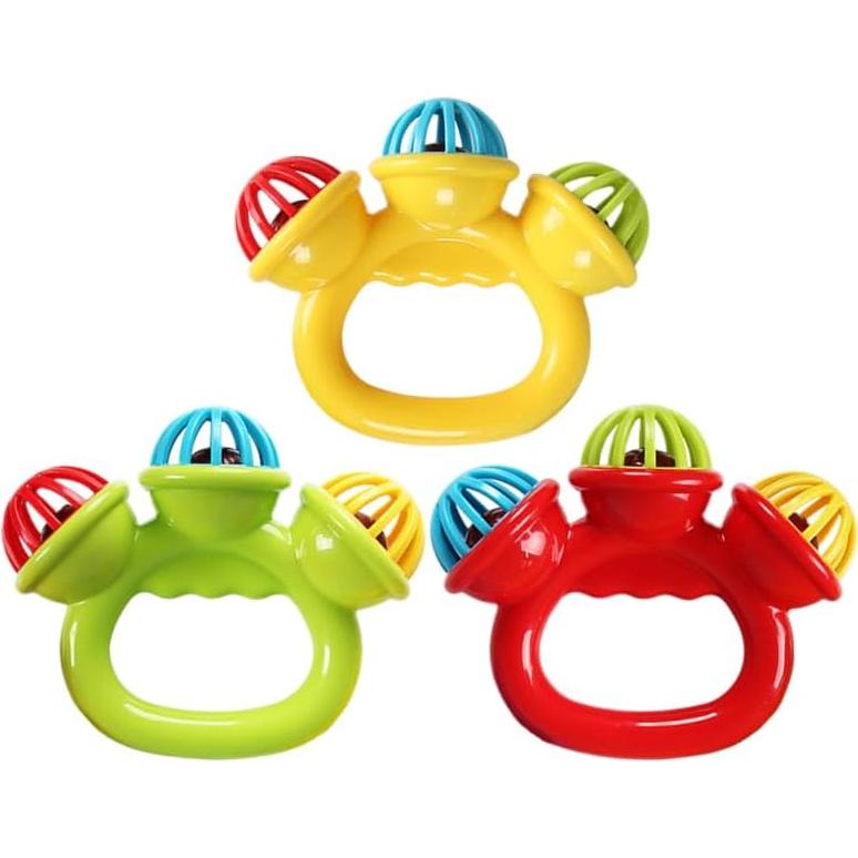 BESTonZON 3PCS Campanas de Mano para Bebés Juguetes Musicales