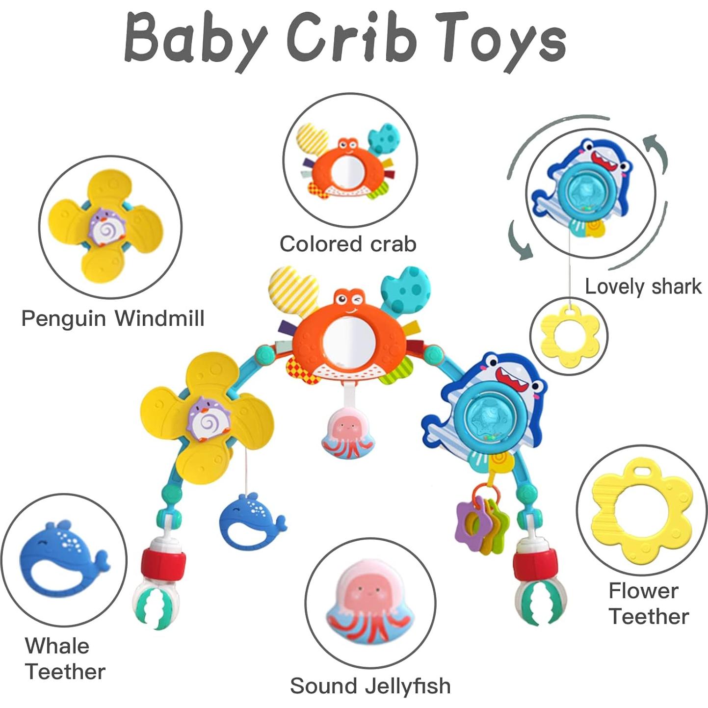 Arco de Juego para Bebés Eners Azul - Juguete Interactivo 35.56x48.26cm