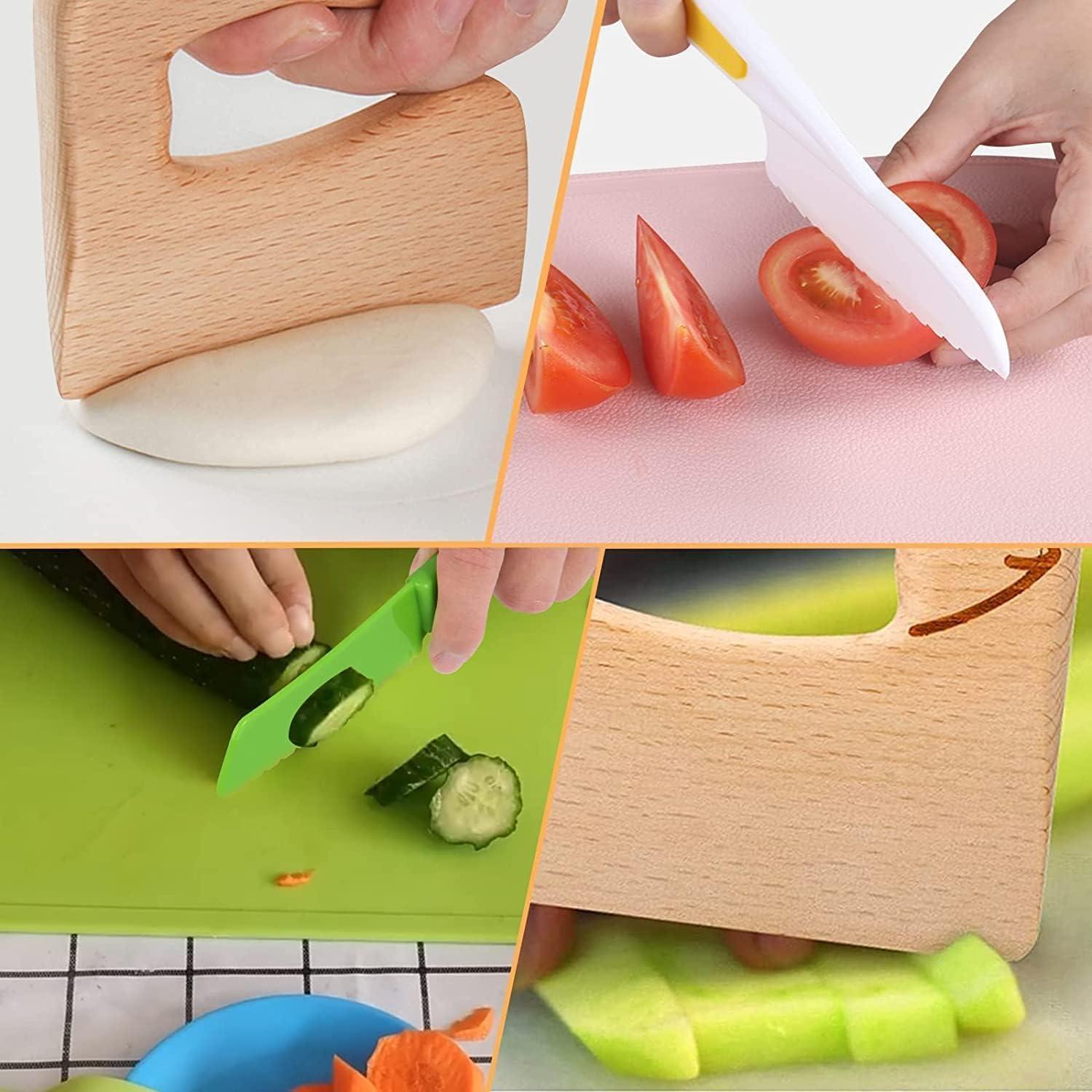 Conjunto de cuchillos de cocina para niños Leking 8 piezas