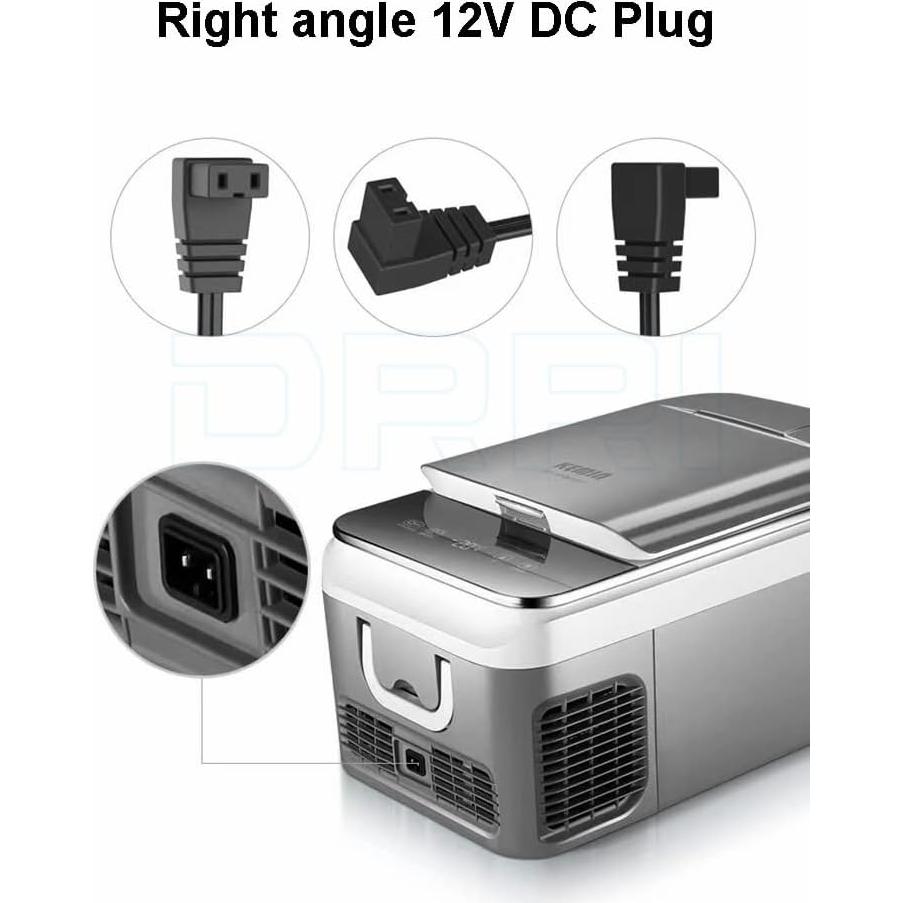 Cable de Poder 12V DC DRRI para Refrigeradores Portátiles 1.5M