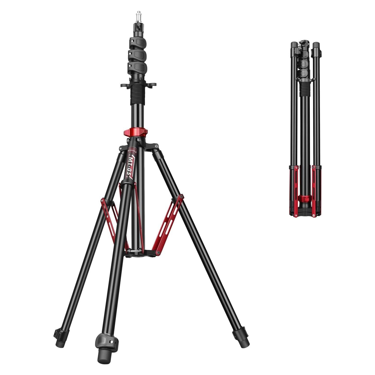 Soporte de Luz FreeSea Aluminio 270cm Carga 8kg Trípode