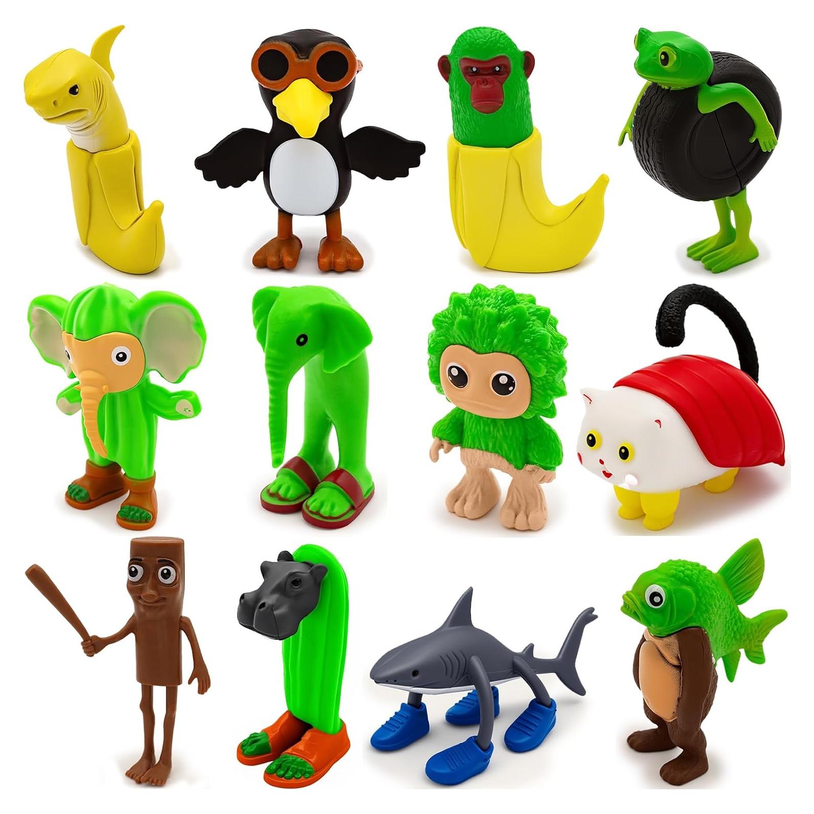 12 Figuras de Acción Brainrot Italiana Coleccionables TJLMCORP