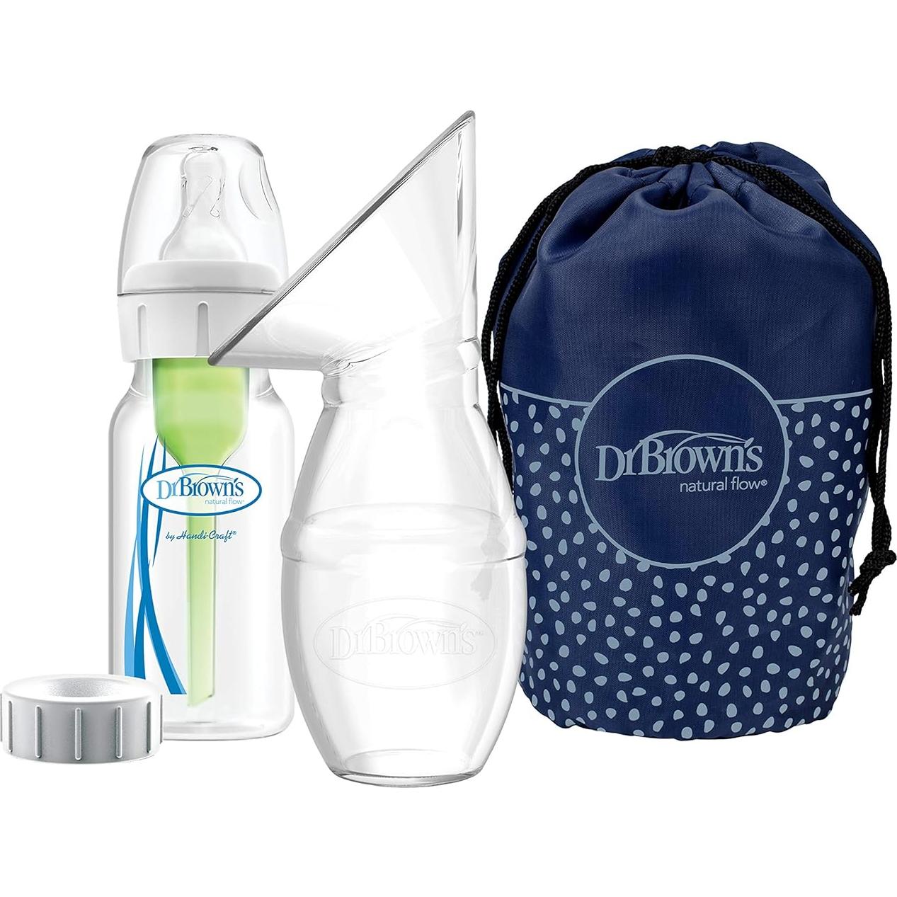 Extractor de Leche Materna Dr. Brown's Silicona 100% Manos Libres