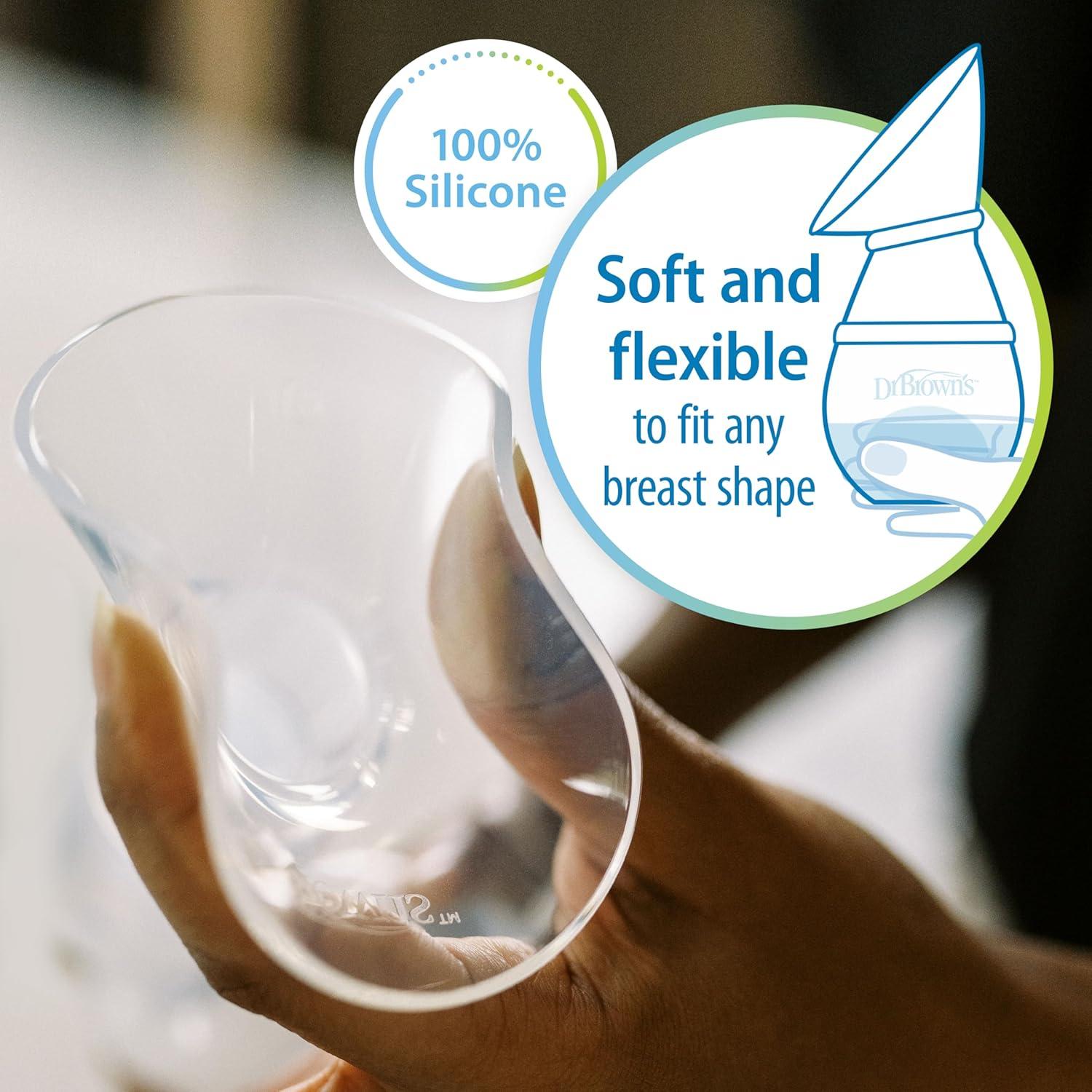 Extractor de Leche Materna Dr. Brown's Silicona 100% Manos Libres