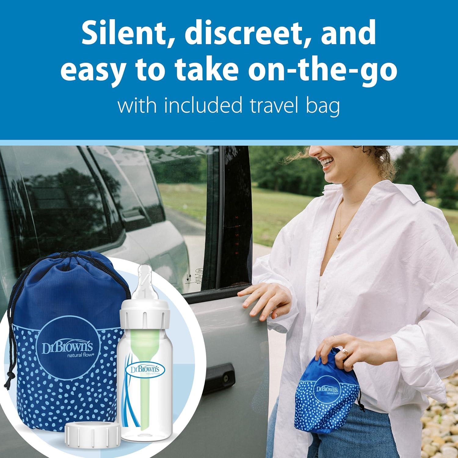 Extractor de Leche Materna Dr. Brown's Silicona 100% Manos Libres