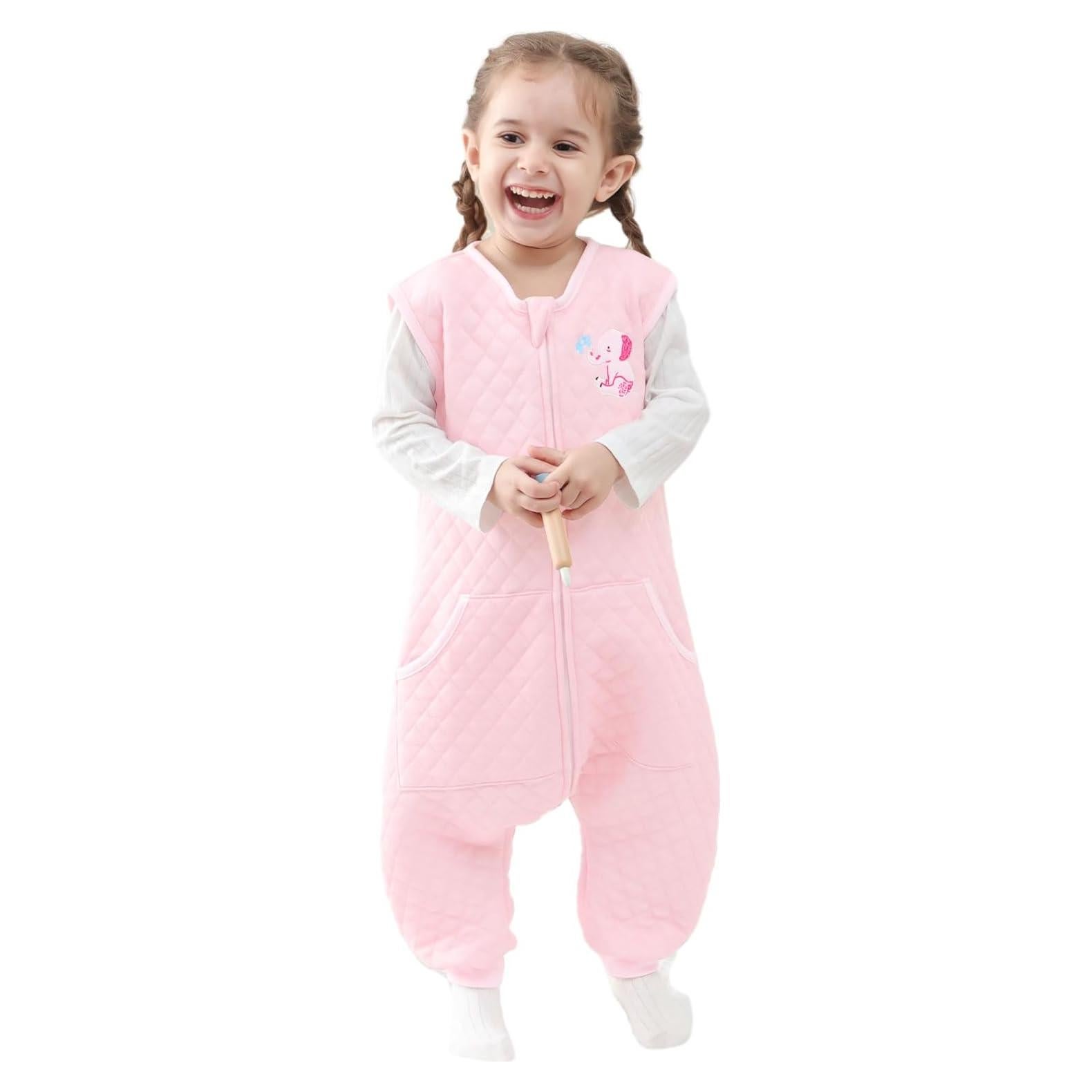 Saco de Sueño HOMEAL para Niños 1.0 TOG Rosa 2-3T